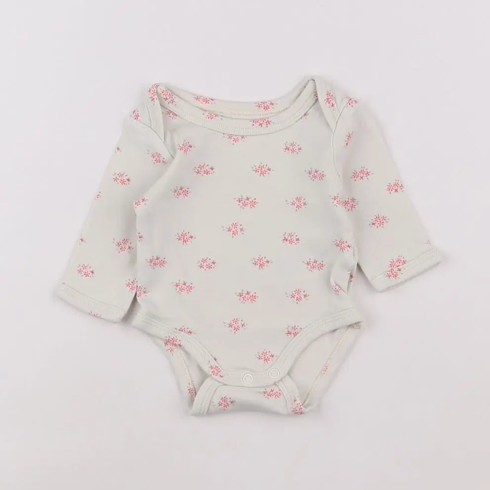Vertbaudet - body beige - 1 mois