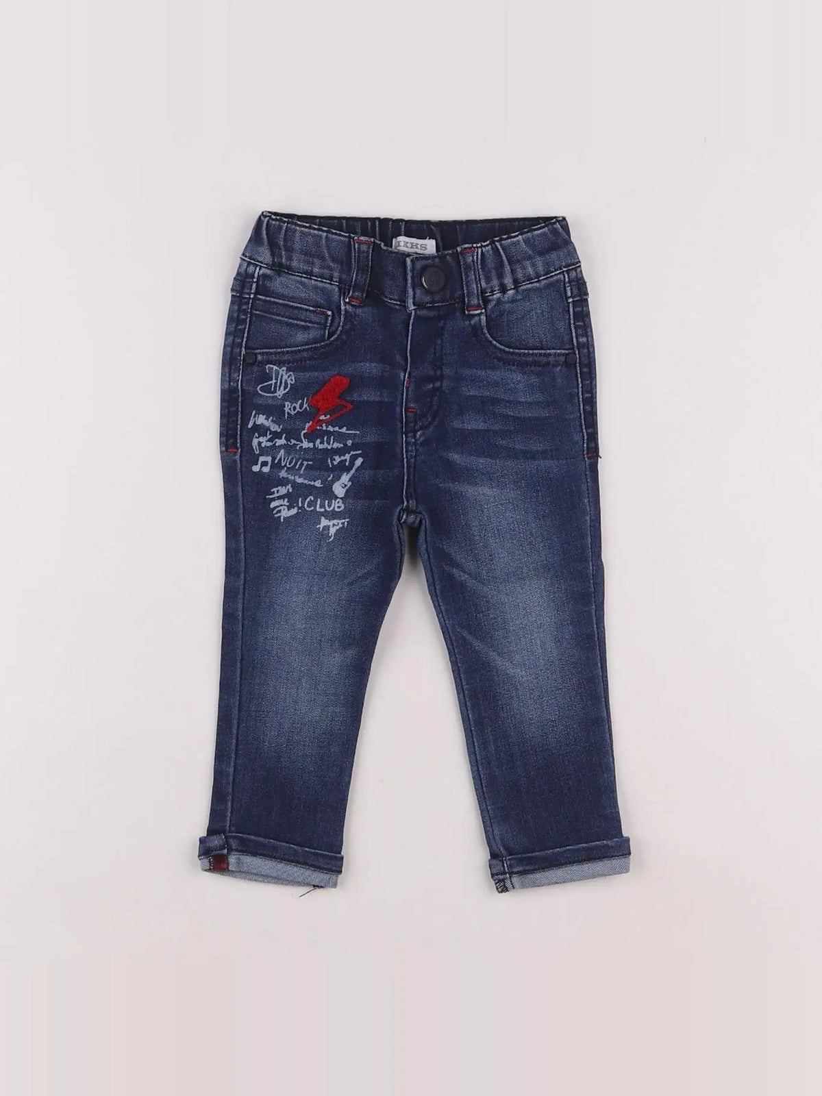 IKKS - jean bleu - 6 mois