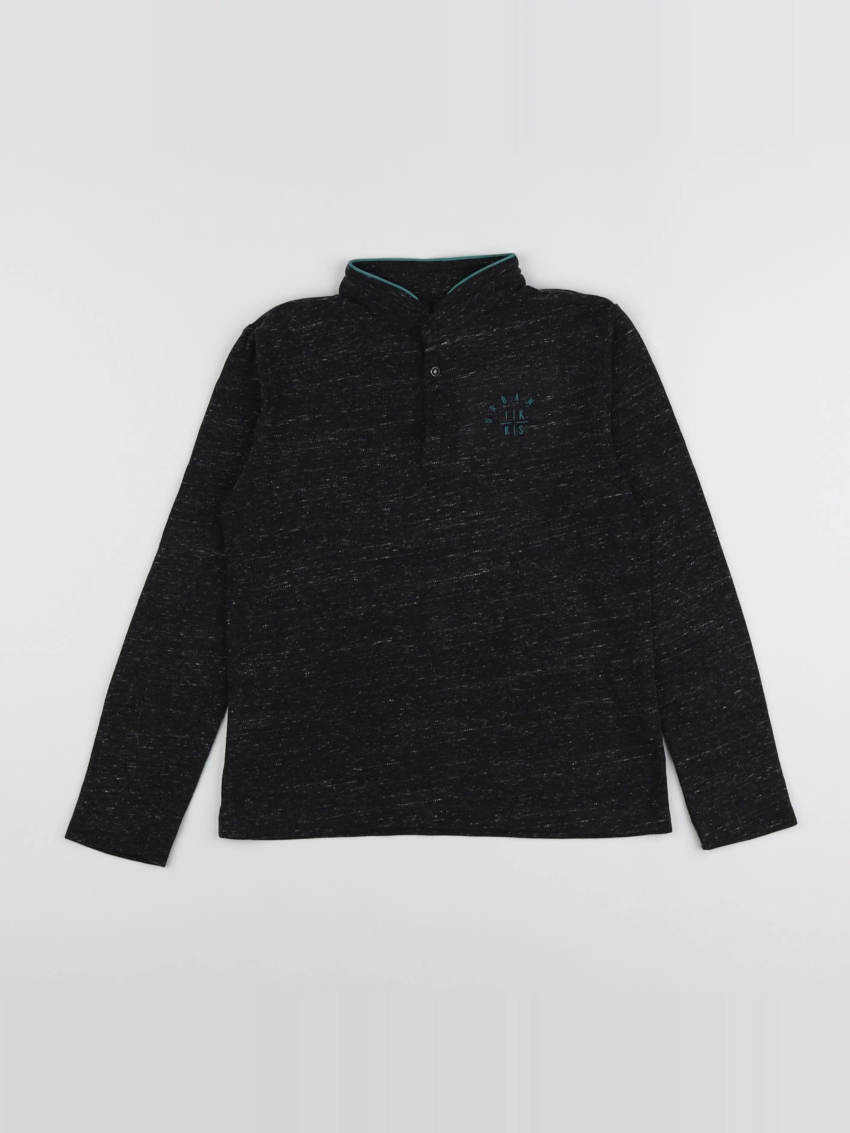 IKKS - tee-shirt gris - 10 ans