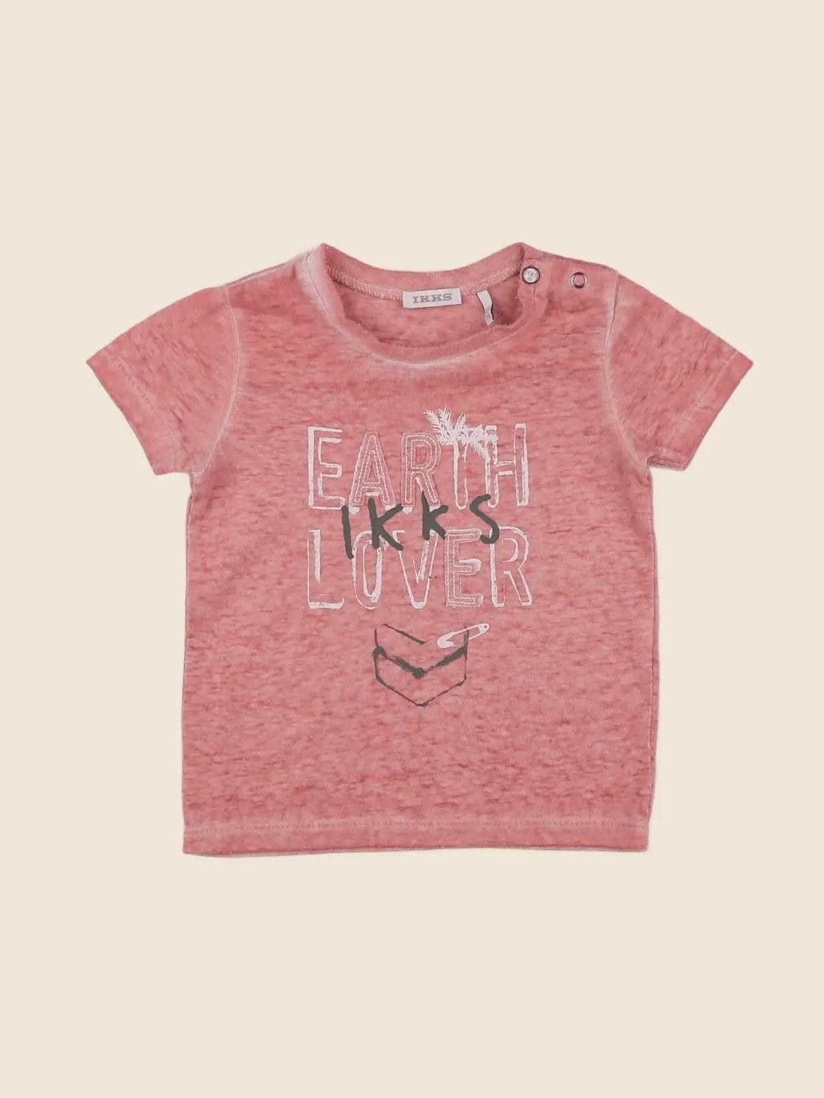 IKKS - tee-shirt rose - 12 mois