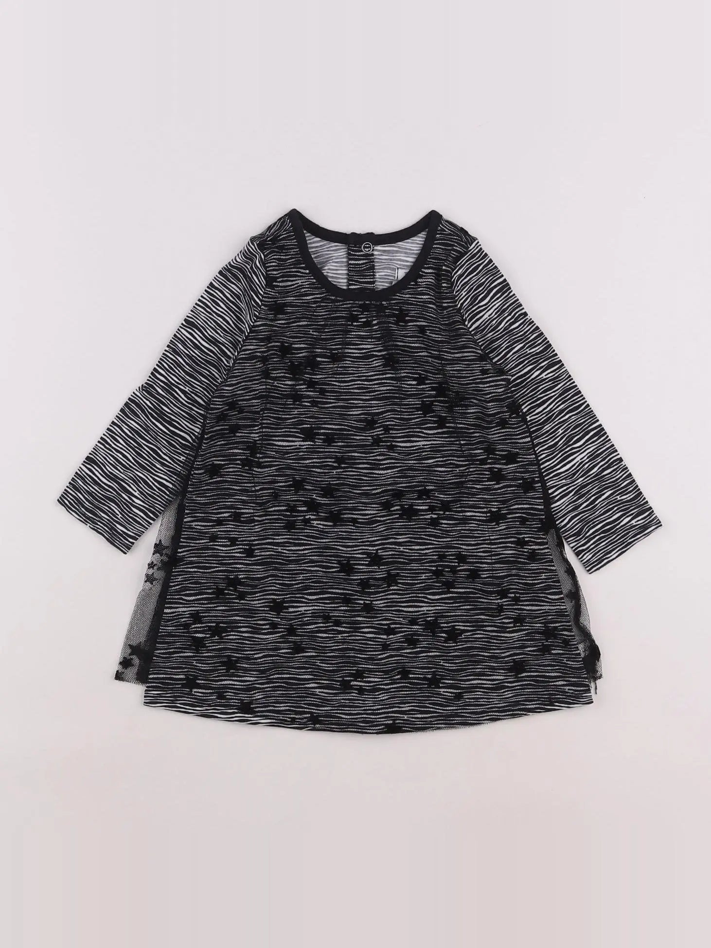 IKKS - robe gris - 12 mois