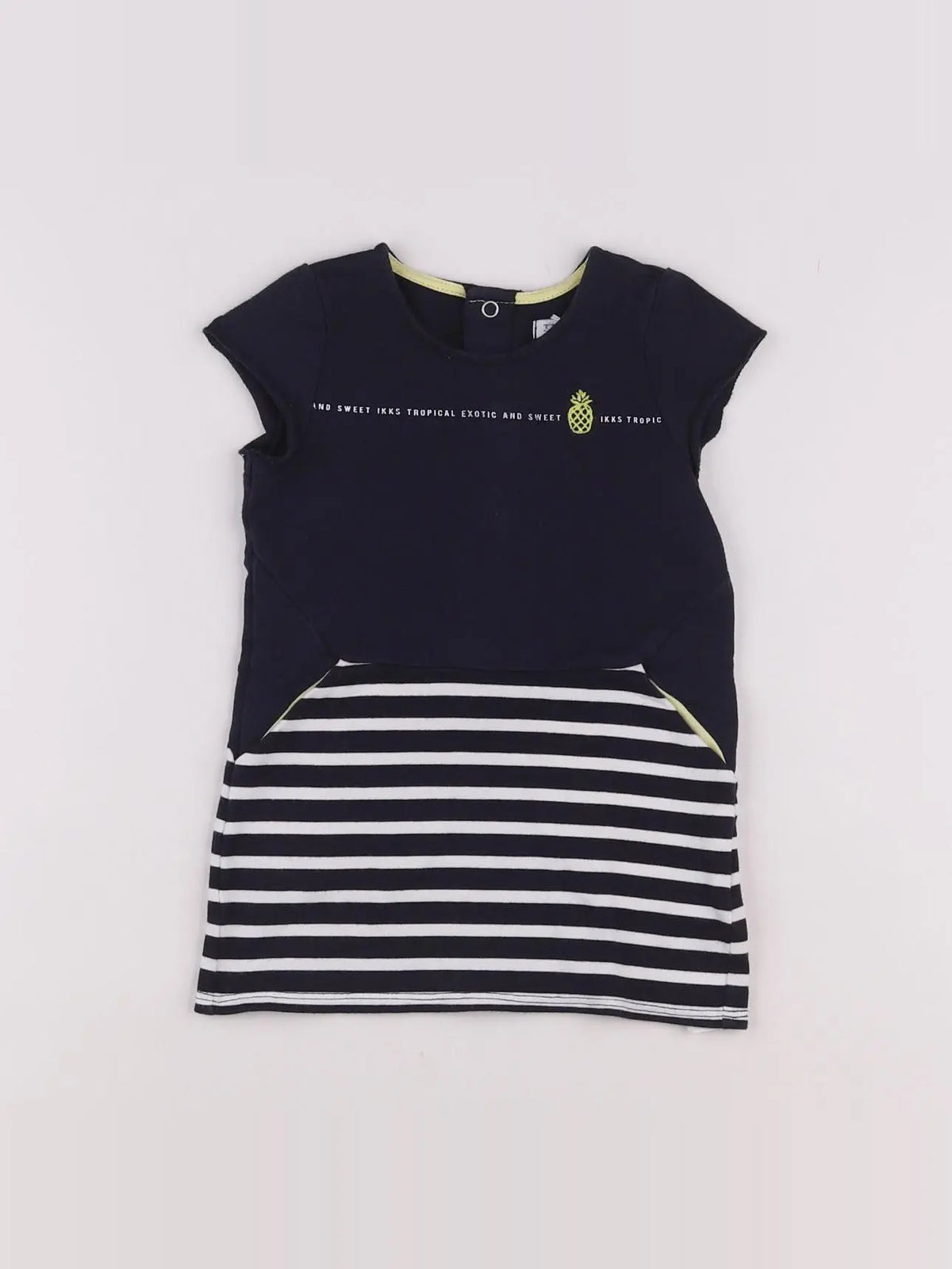 IKKS - robe bleu - 12 mois