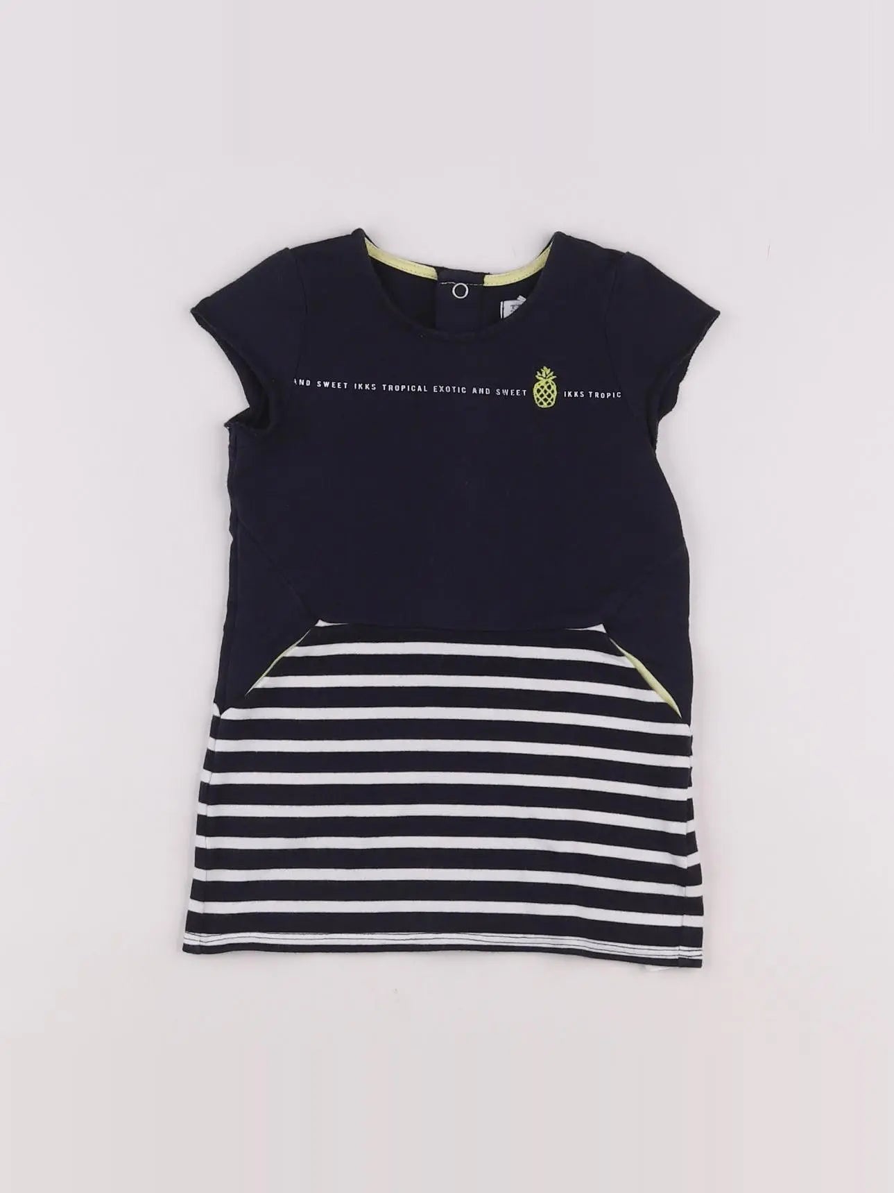 IKKS - robe bleu - 12 mois