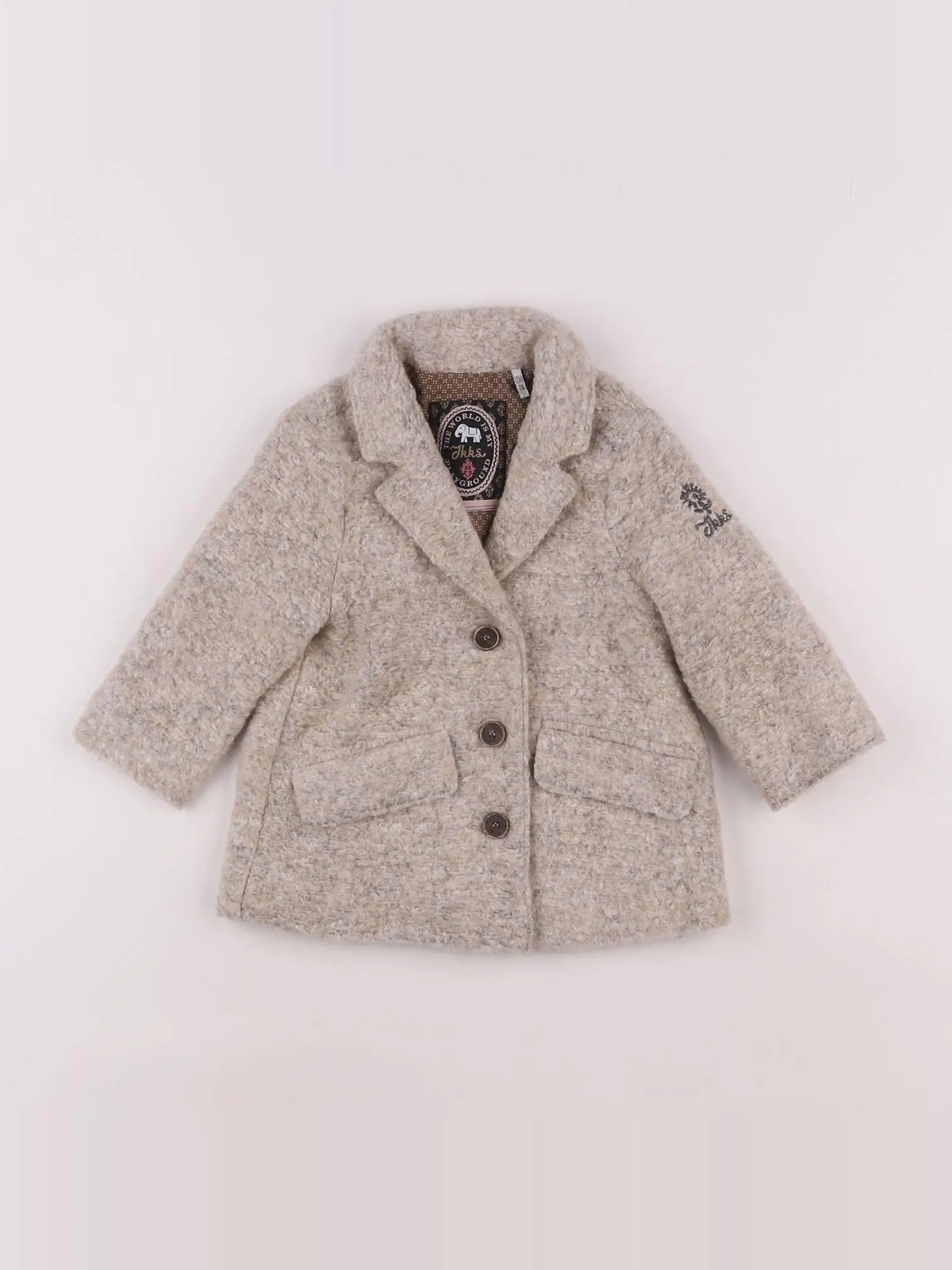 IKKS - veste beige - 12 mois
