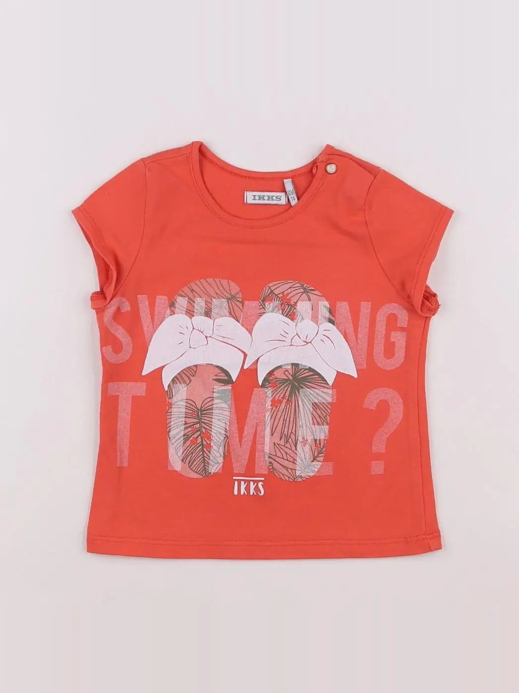 IKKS - tee-shirt orange - 12 mois