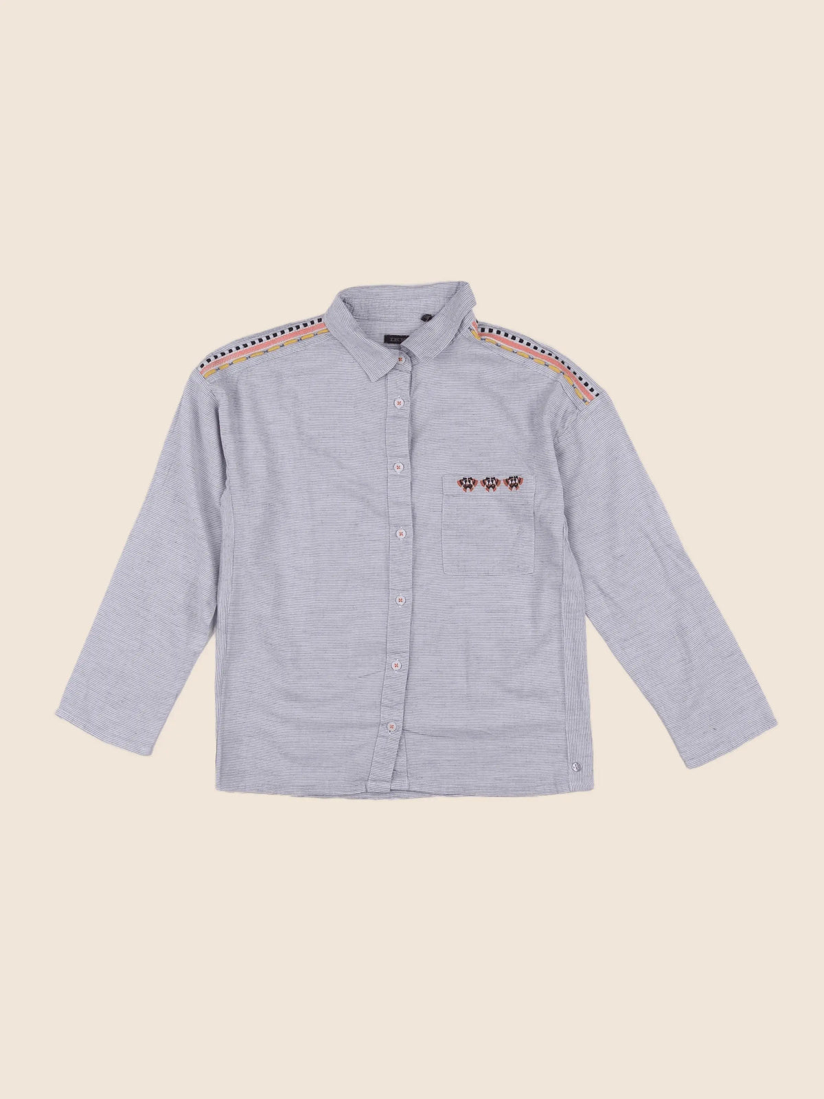 IKKS - chemise bleu - 10 ans