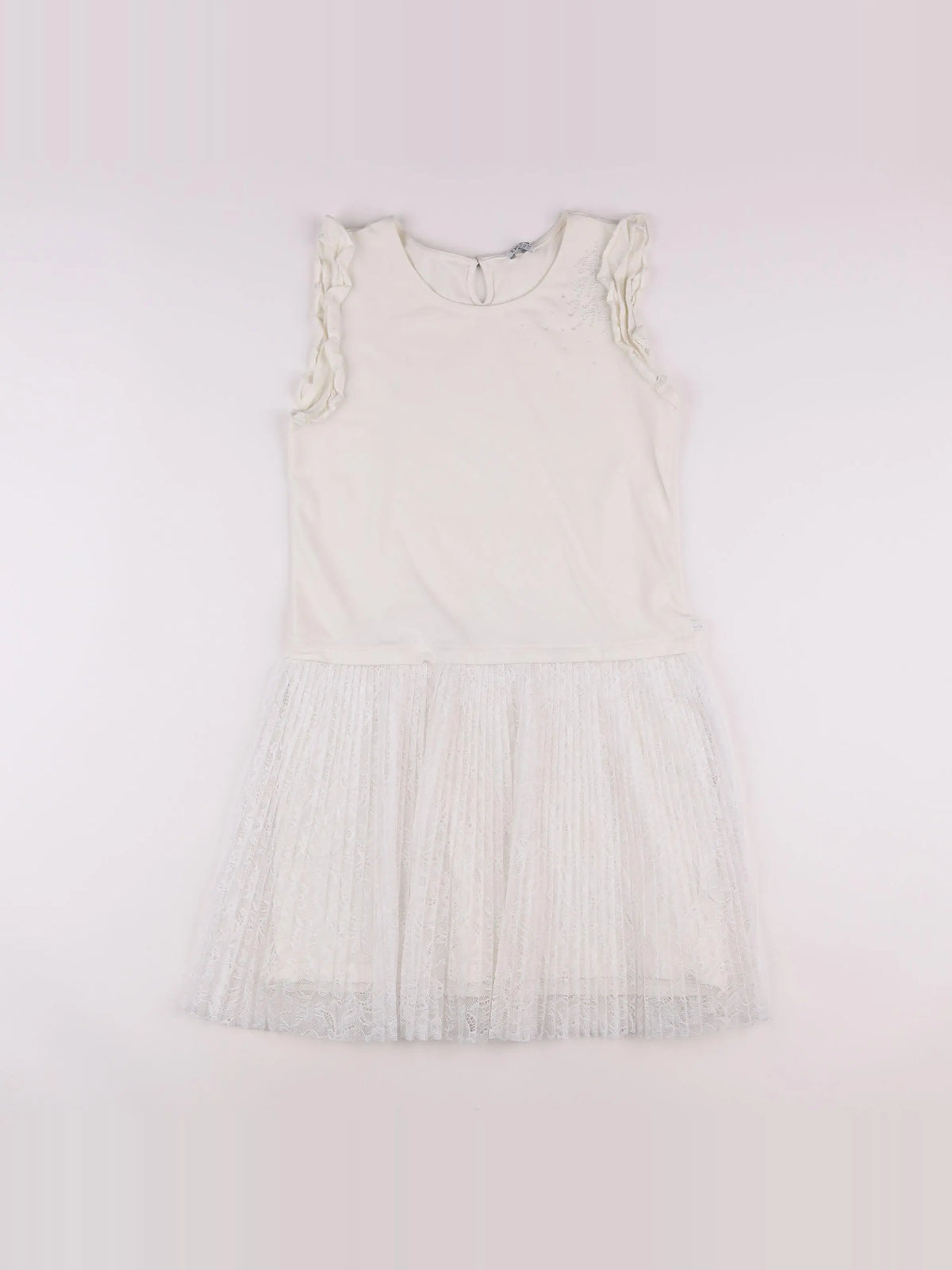 IKKS - robe blanc - 14 ans