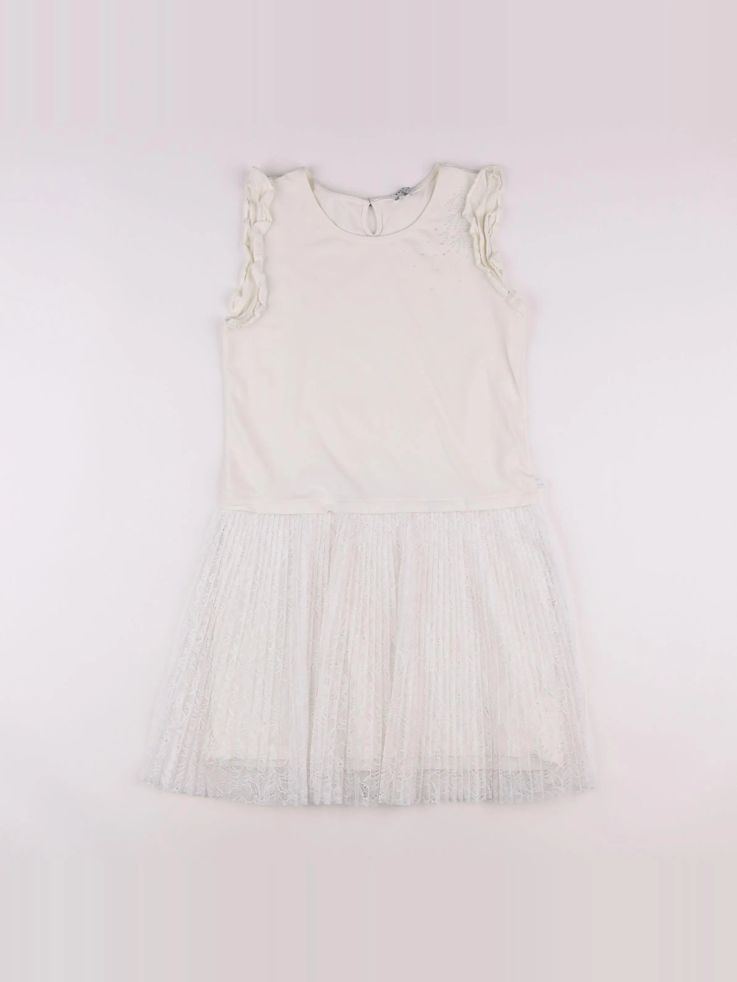 IKKS - robe blanc - 14 ans