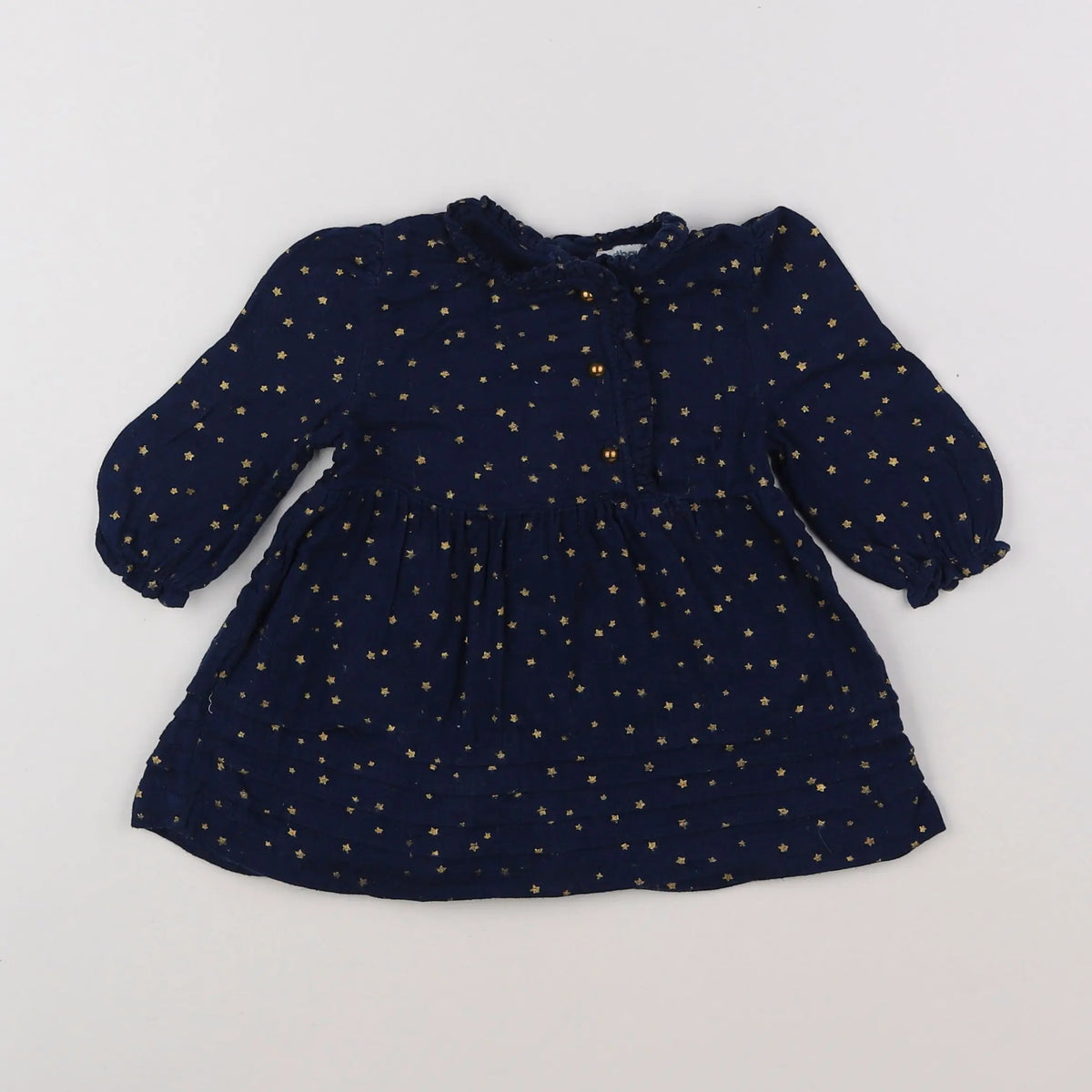 Vertbaudet - robe bleu - 6 mois