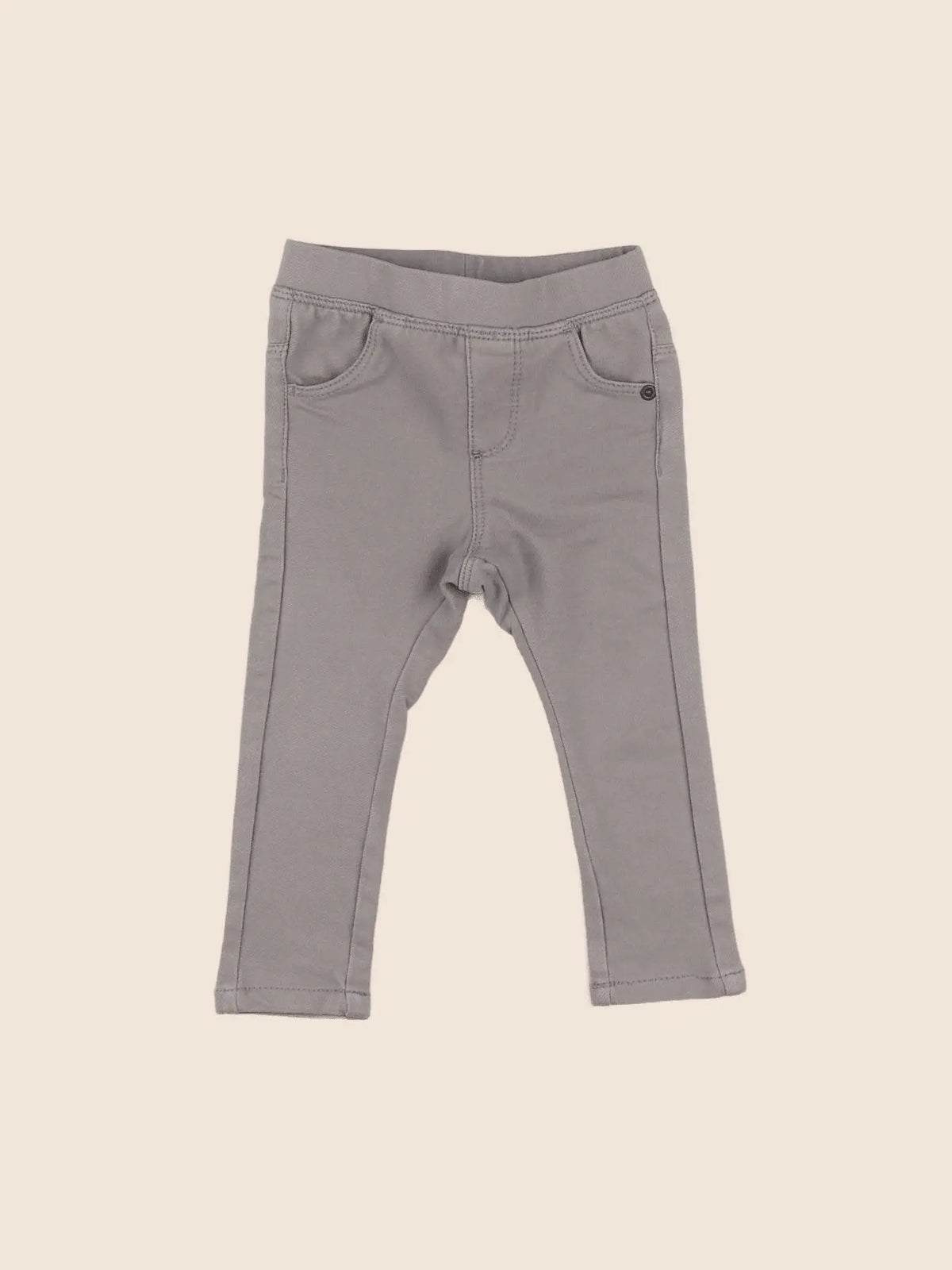 Vertbaudet - jegging gris - 12 mois