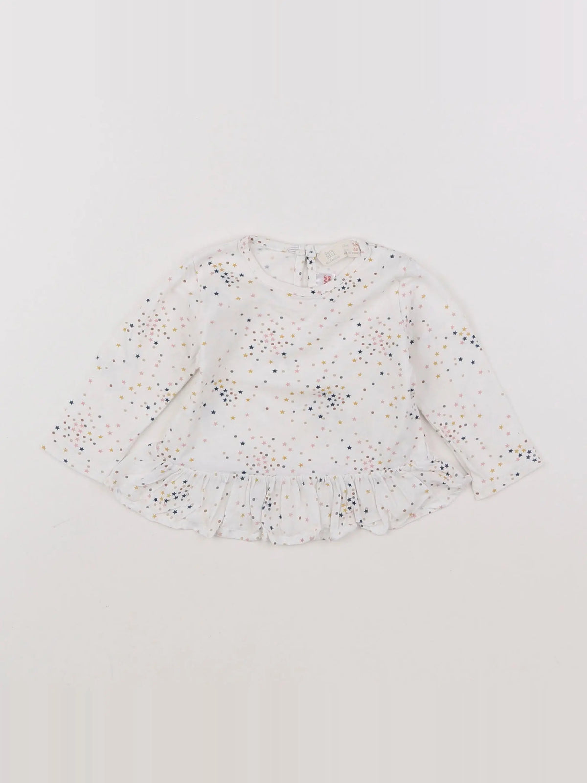 Zara - tee-shirt blanc - 3/6 mois