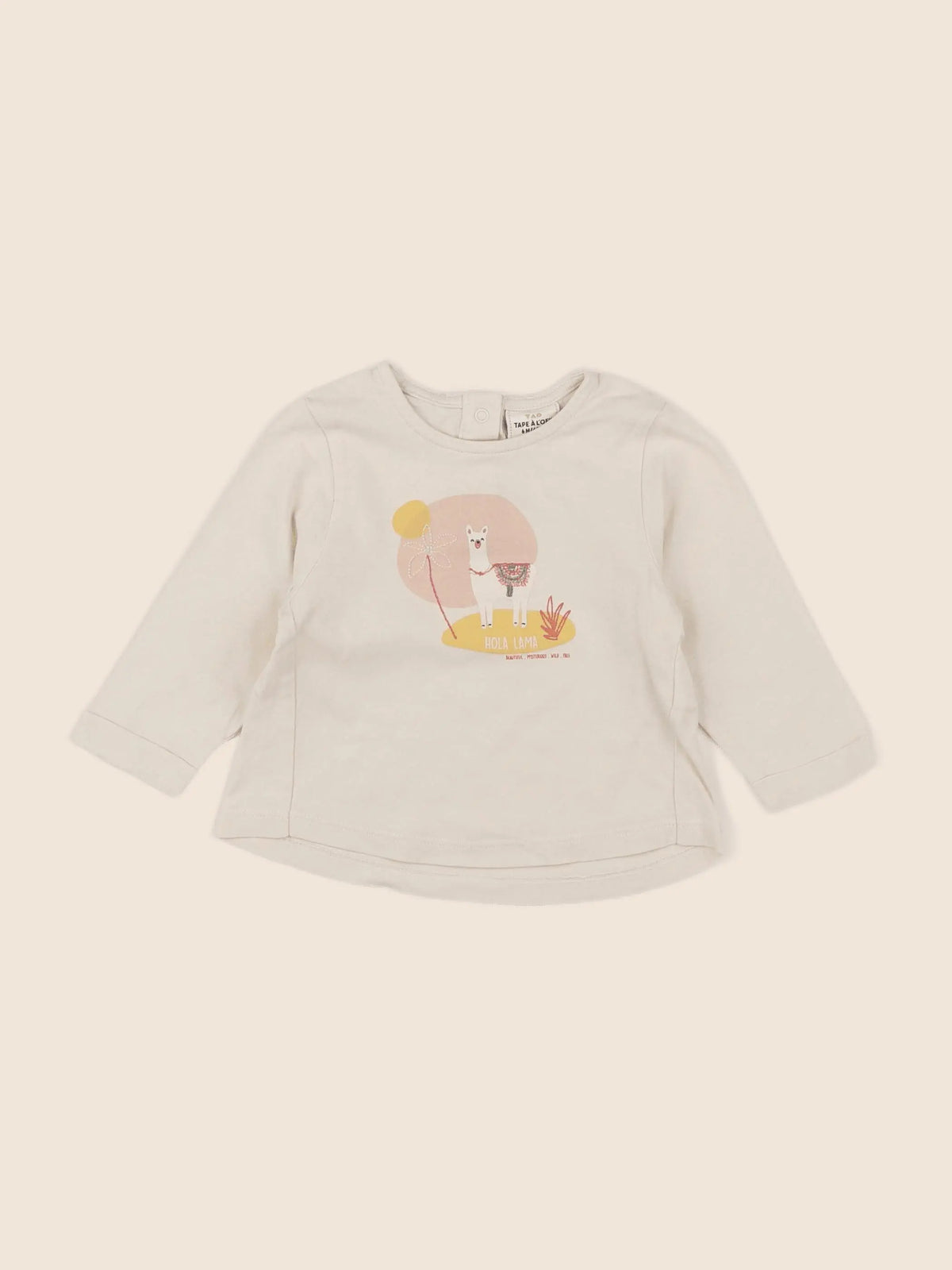 Tape à l'oeil - tee-shirt beige - 6 mois