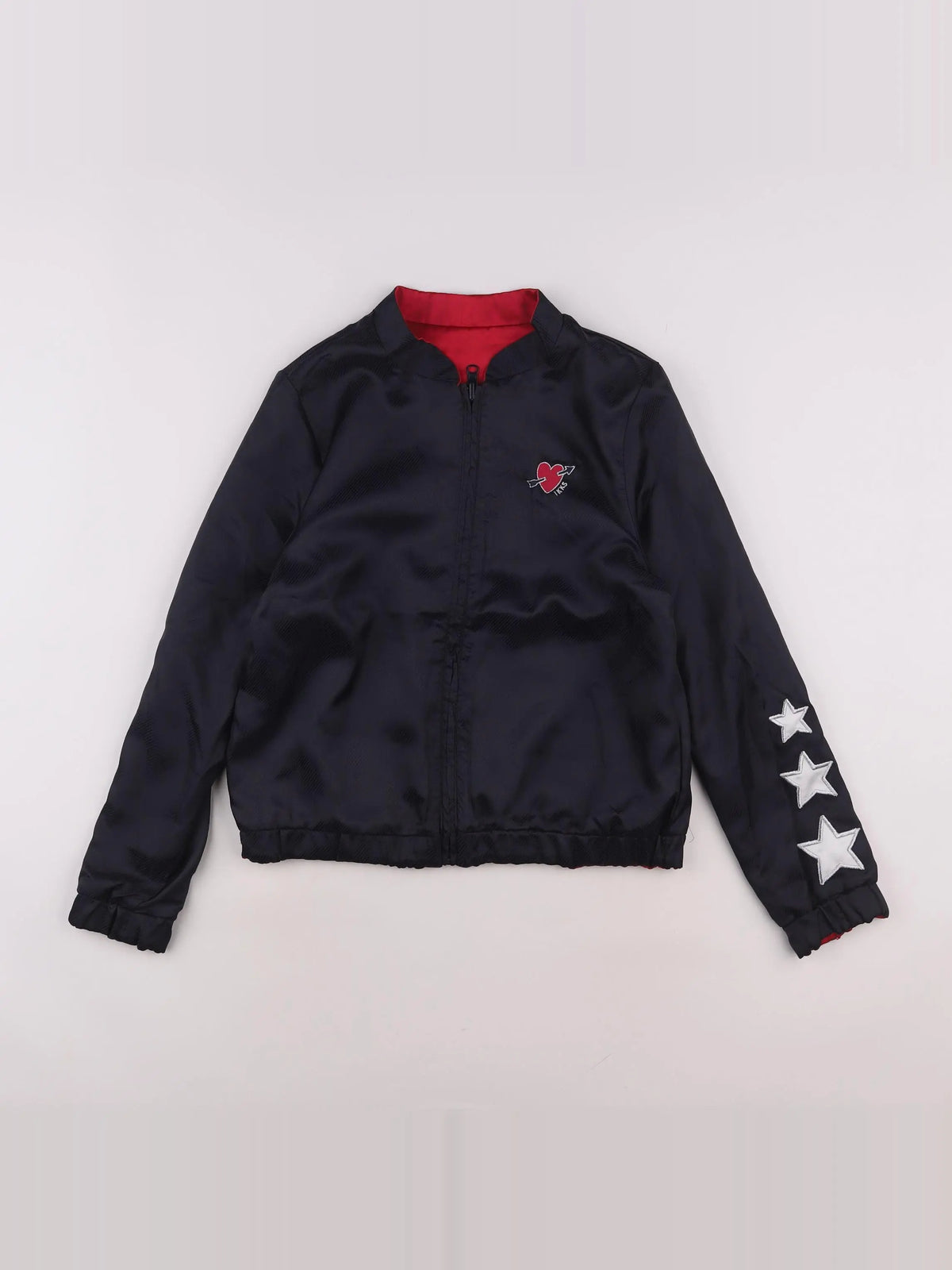 IKKS - veste réversible bleu, rose - 12 ans