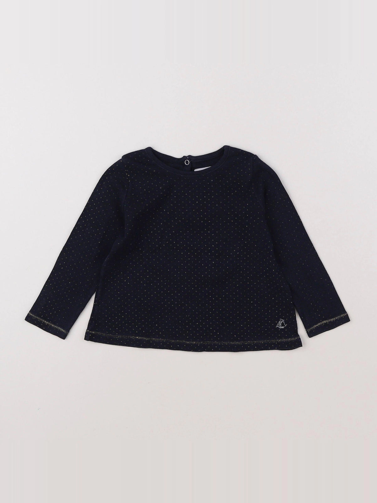 Petit Bateau - tee-shirt bleu - 18 mois