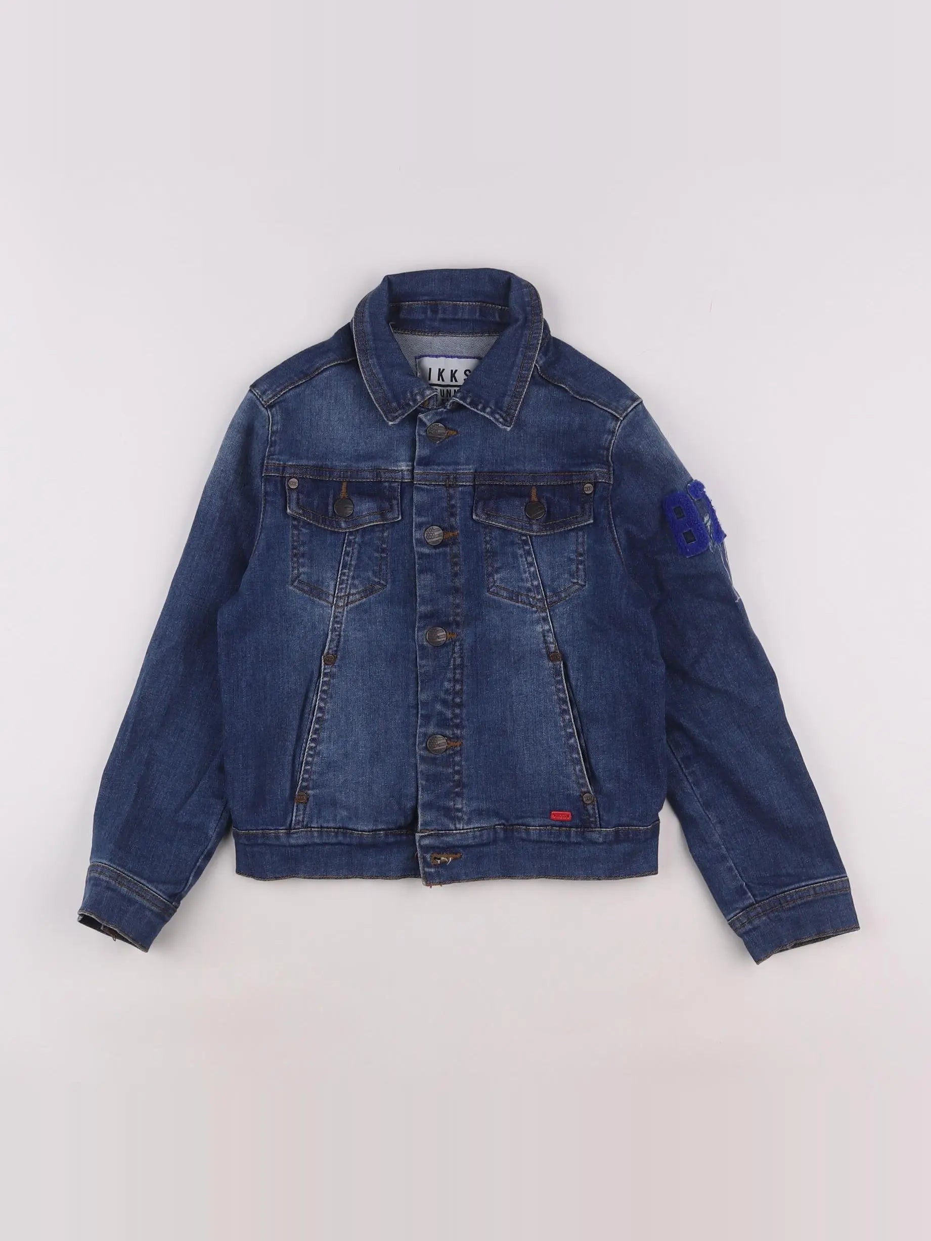 IKKS - veste bleu - 6 ans