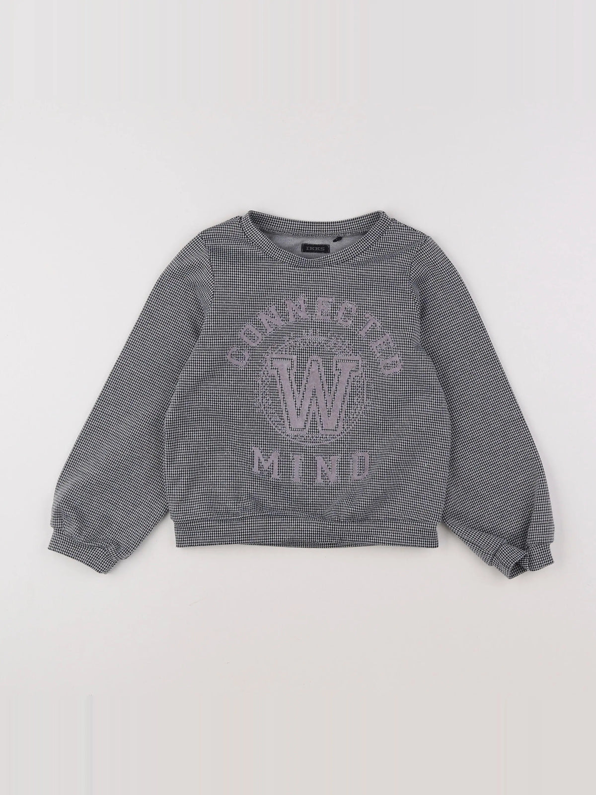 IKKS - sweat gris - 6 ans