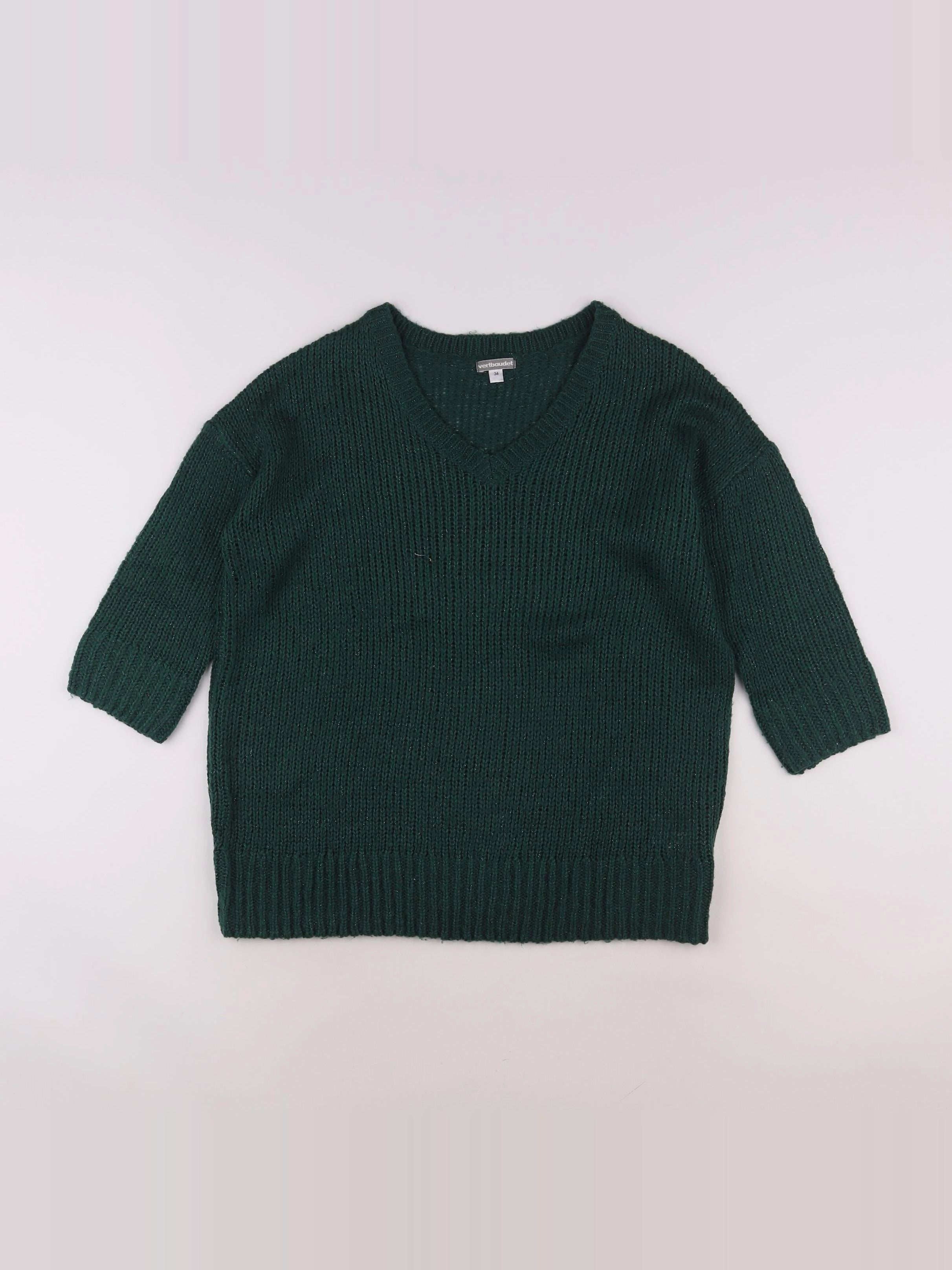 Vertbaudet - pull grossesse vert - 34