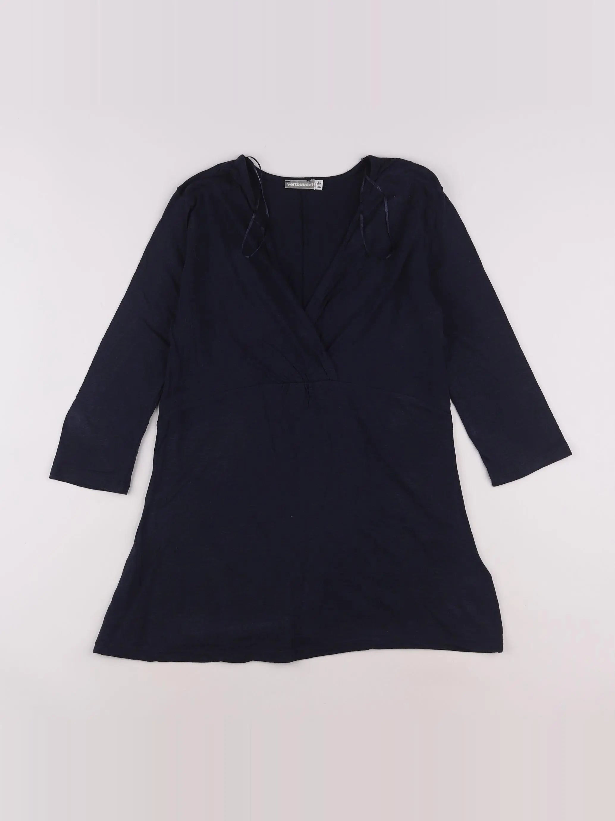 Vertbaudet - tee-shirt grossesse bleu - 34 à 36