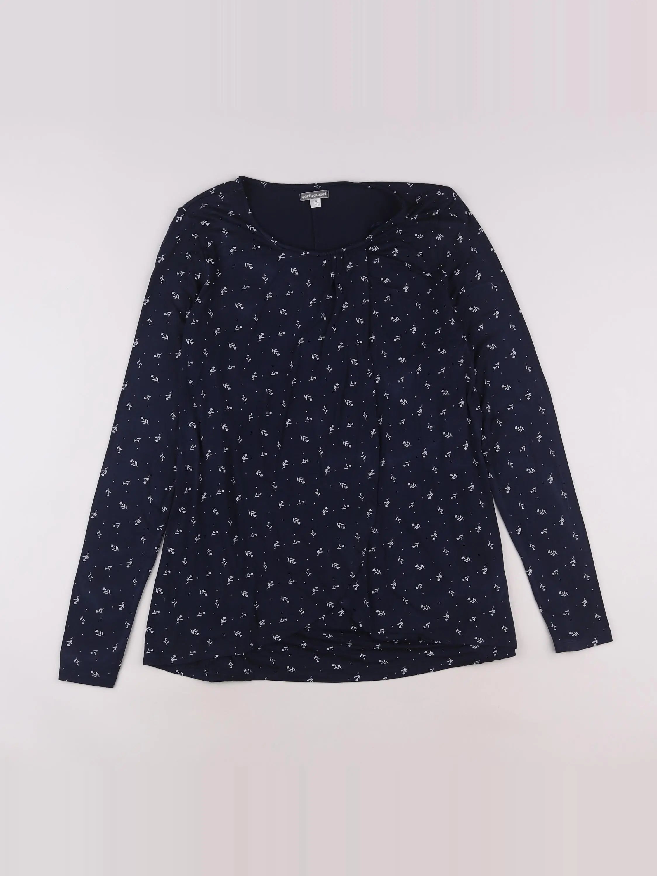 Vertbaudet - tee-shirt grossesse bleu - 34 à 36
