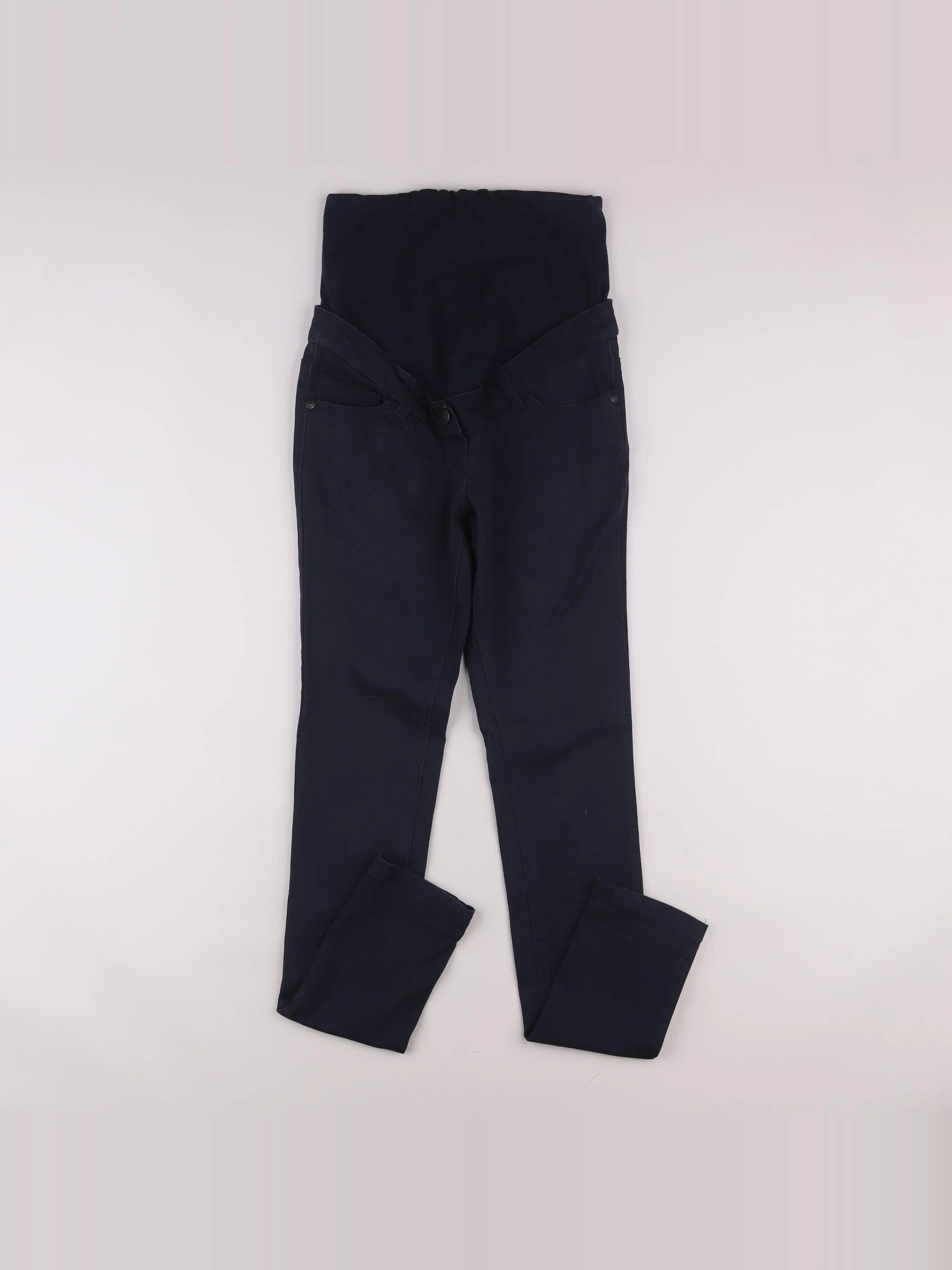 Vertbaudet - pantalon grossesse bleu - 34