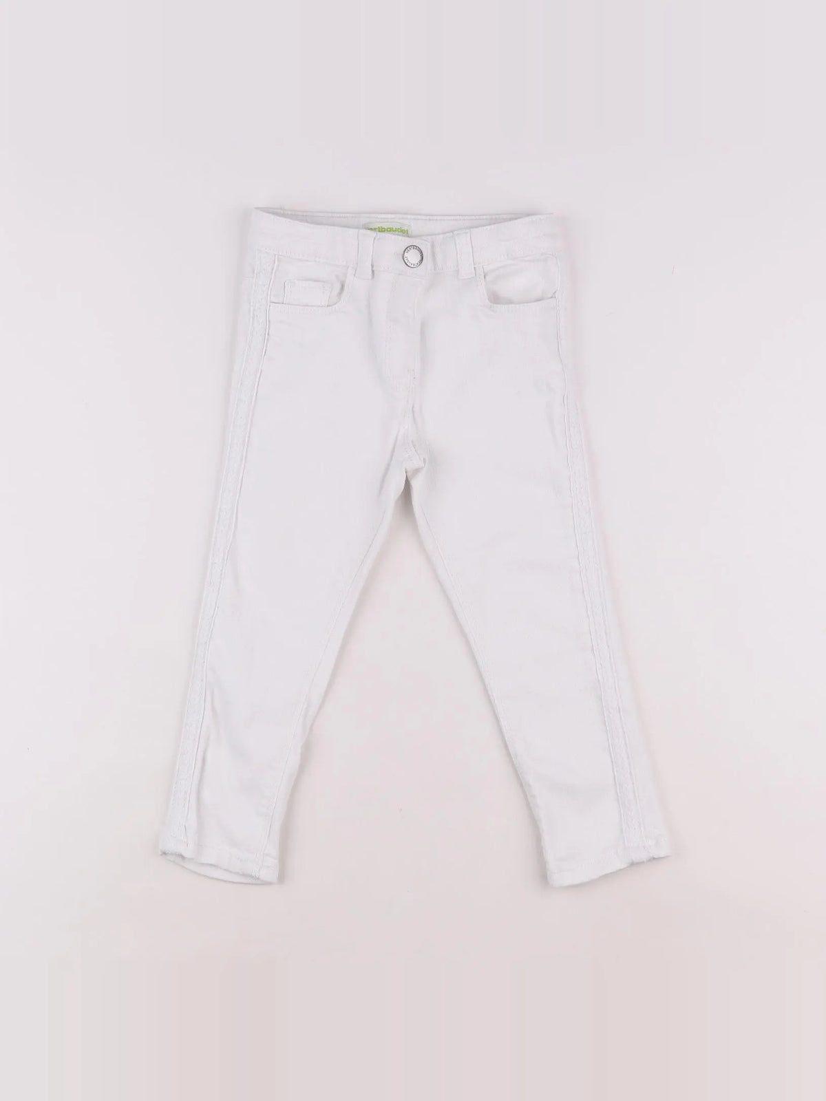 Vertbaudet - jean blanc - 3 ans