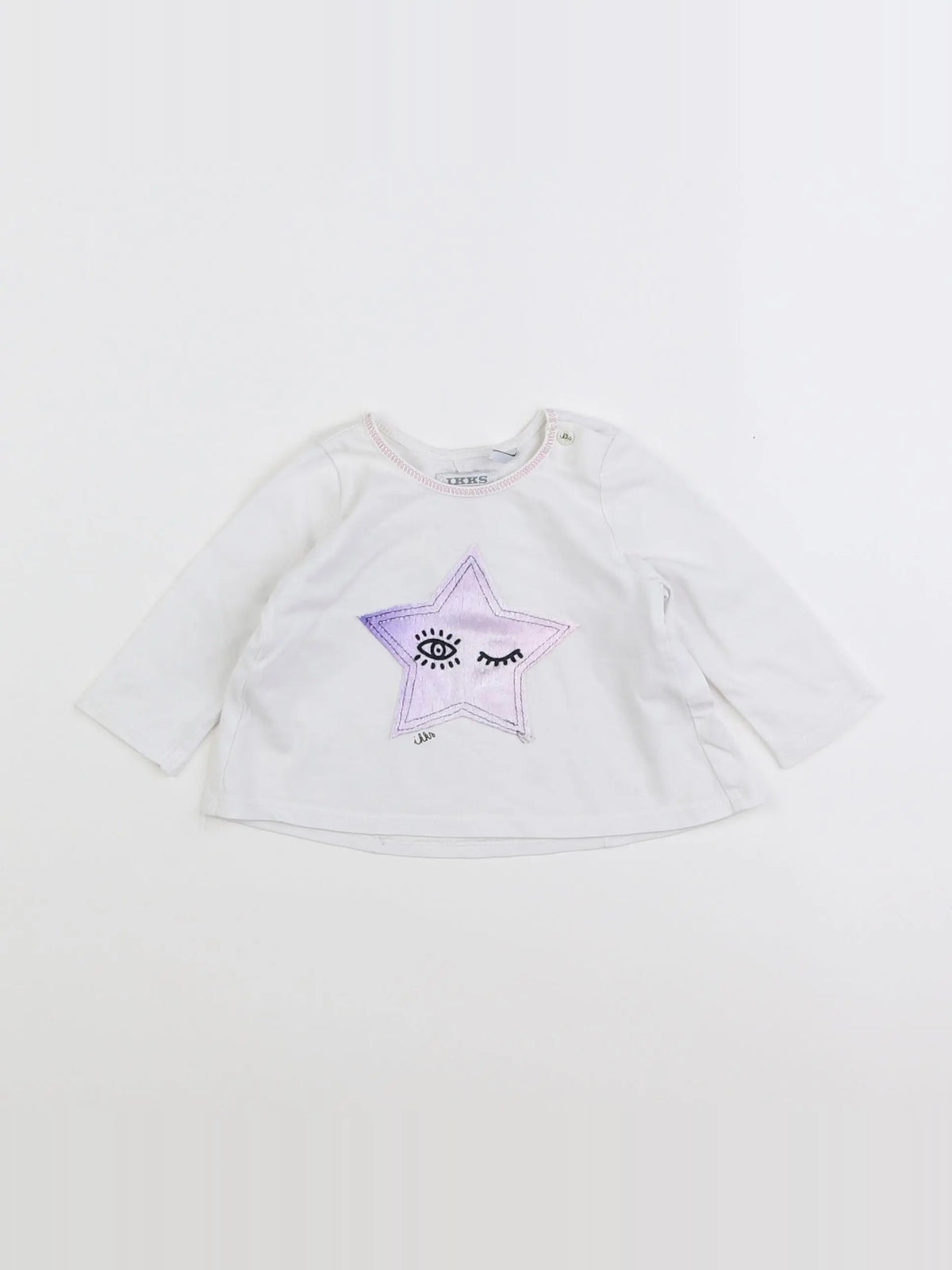 IKKS - tee-shirt blanc - 3 mois