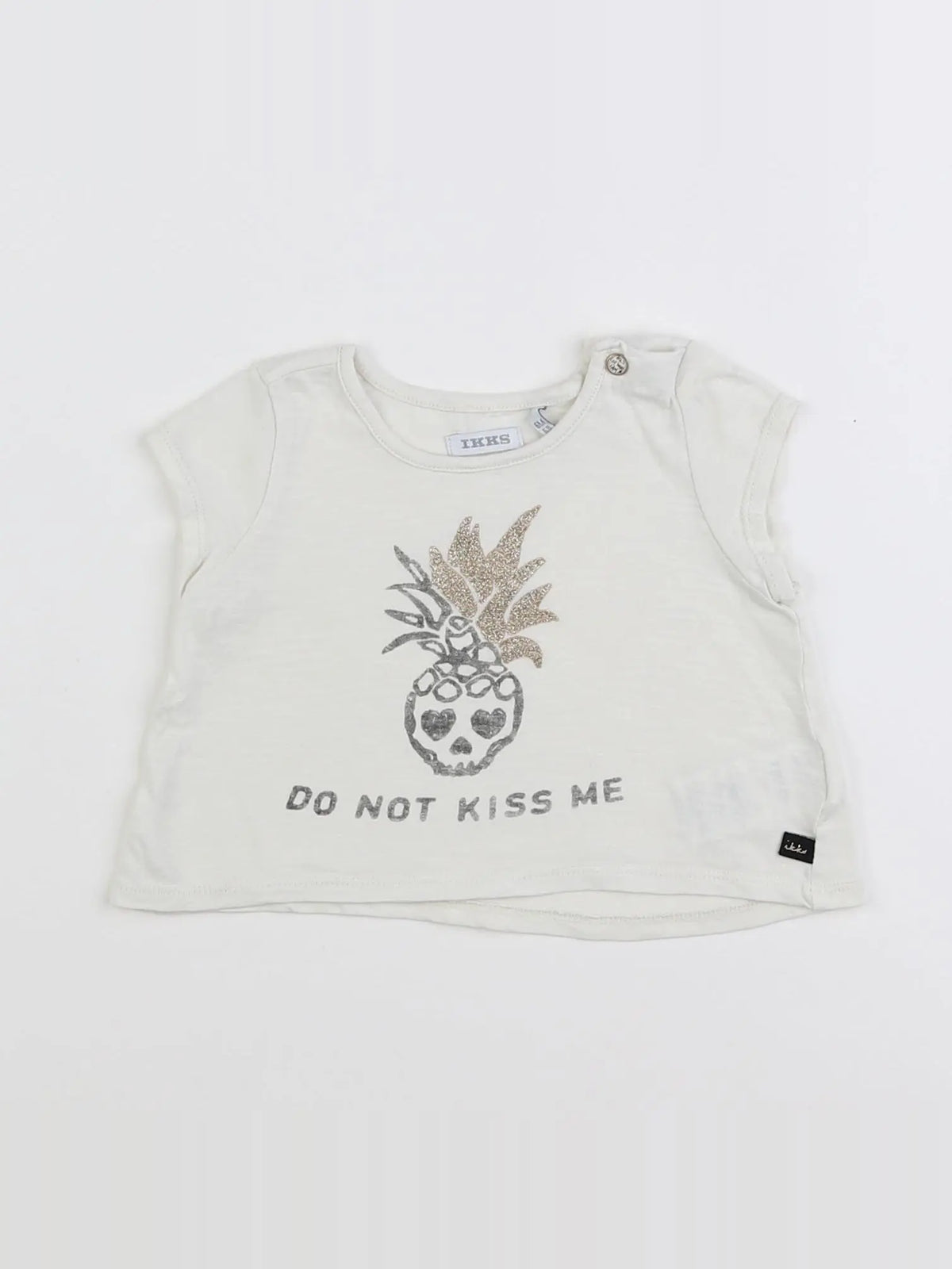 IKKS - tee-shirt beige - 6 mois