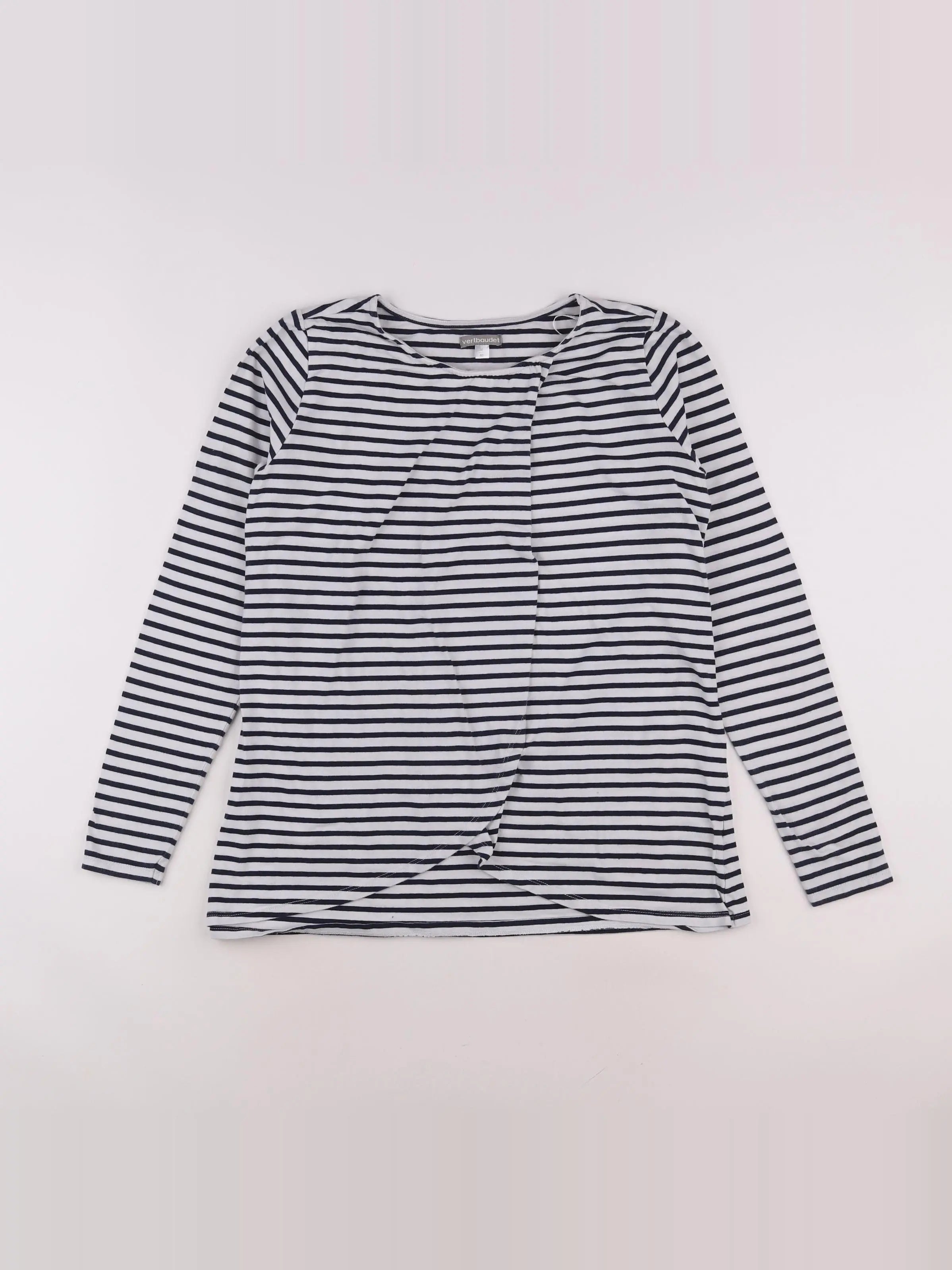 Vertbaudet - tee-shirt grossesse bleu - 38 à 40