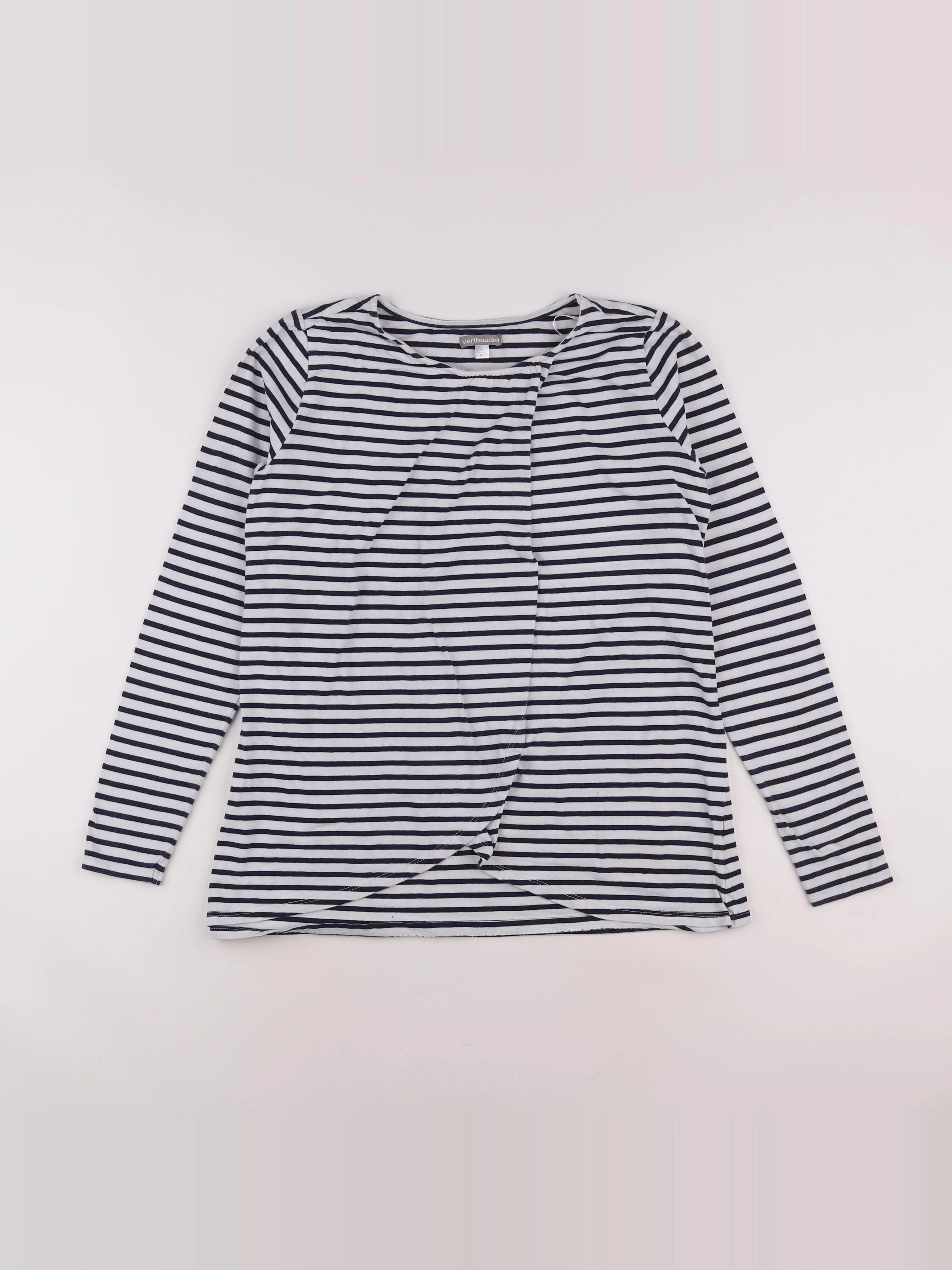 Vertbaudet - tee-shirt grossesse bleu - 38 à 40