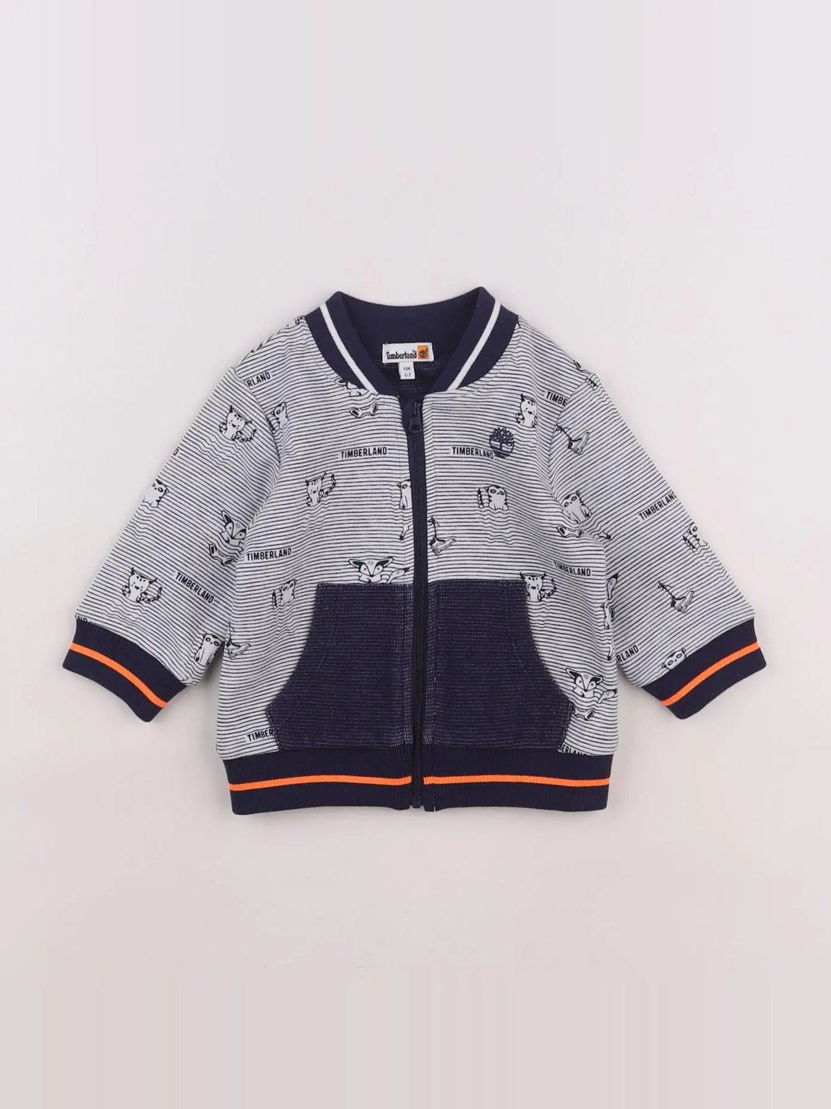 Timberland - sweat bleu - 6 mois