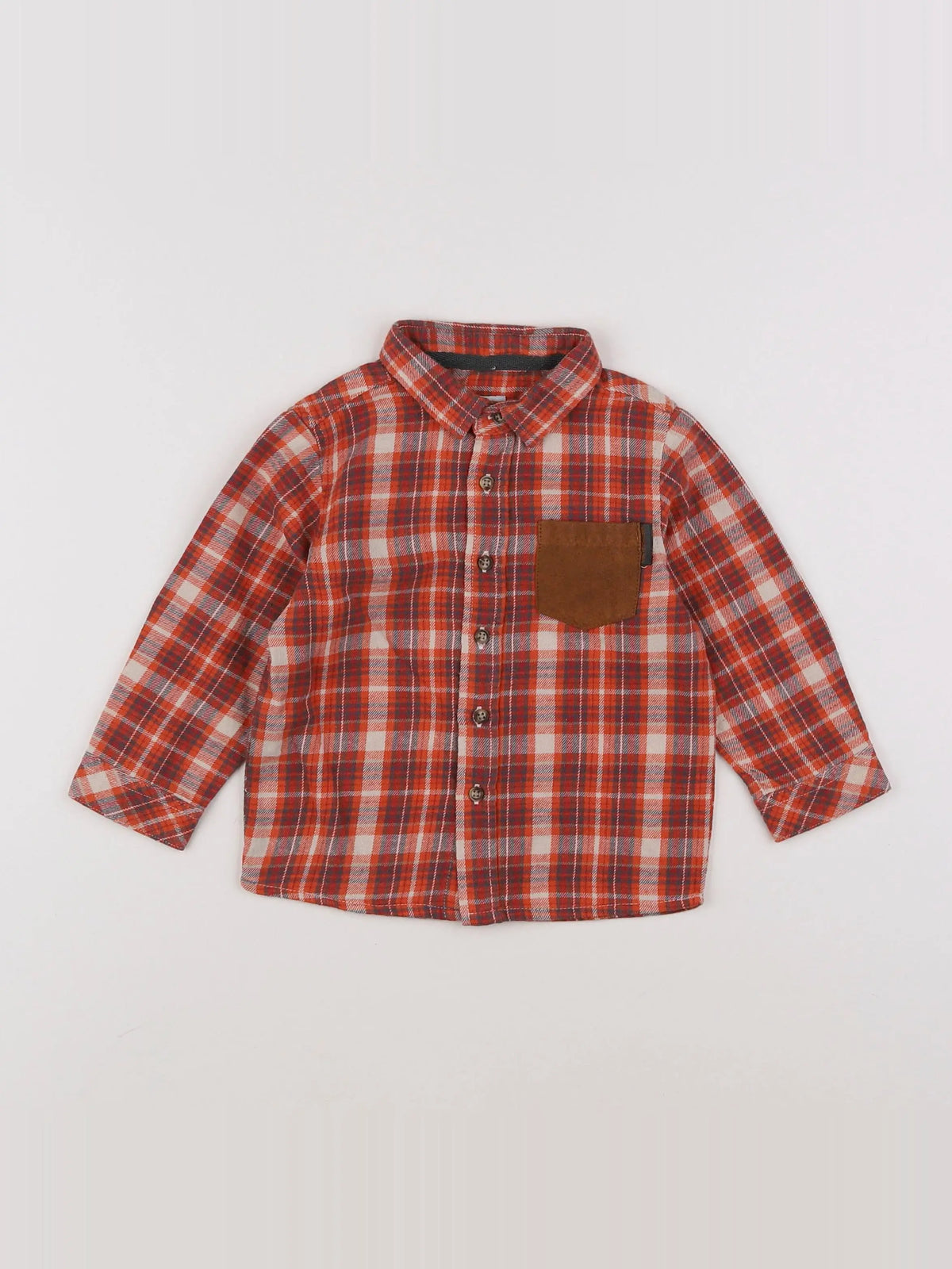 Vertbaudet - chemise multicolore - 18 mois