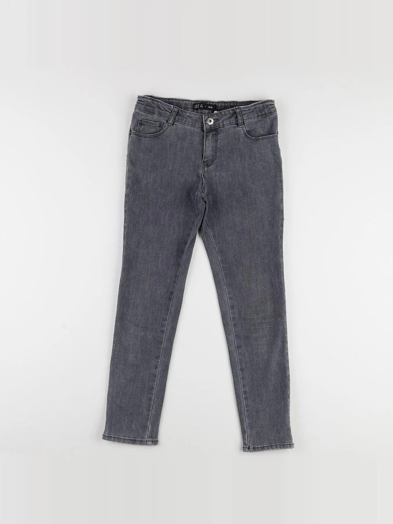 IKKS - jean gris - 12 ans
