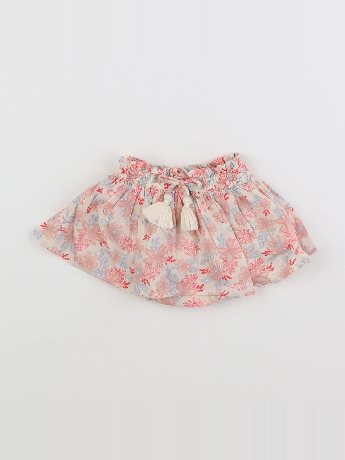 Vertbaudet - jupe short multicolore - 3 mois
