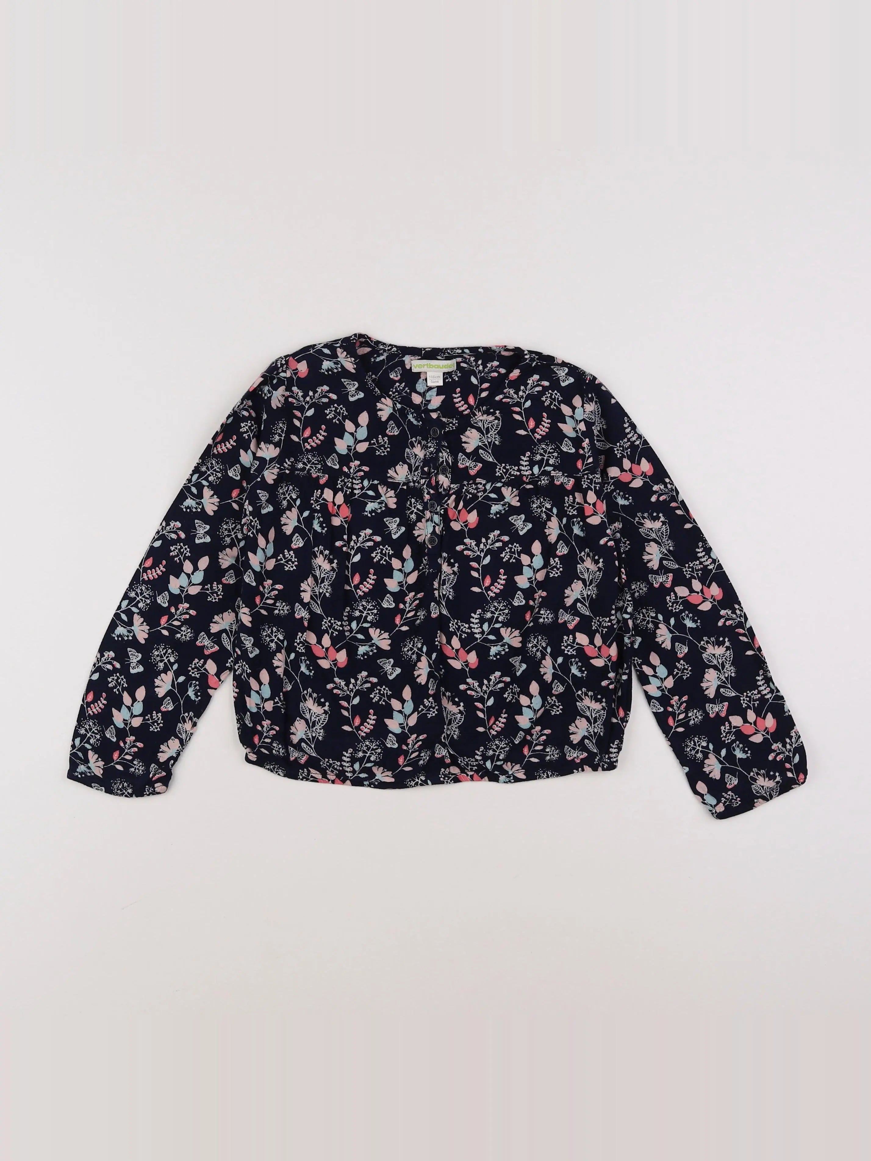 Vertbaudet - chemise bleu - 5 ans