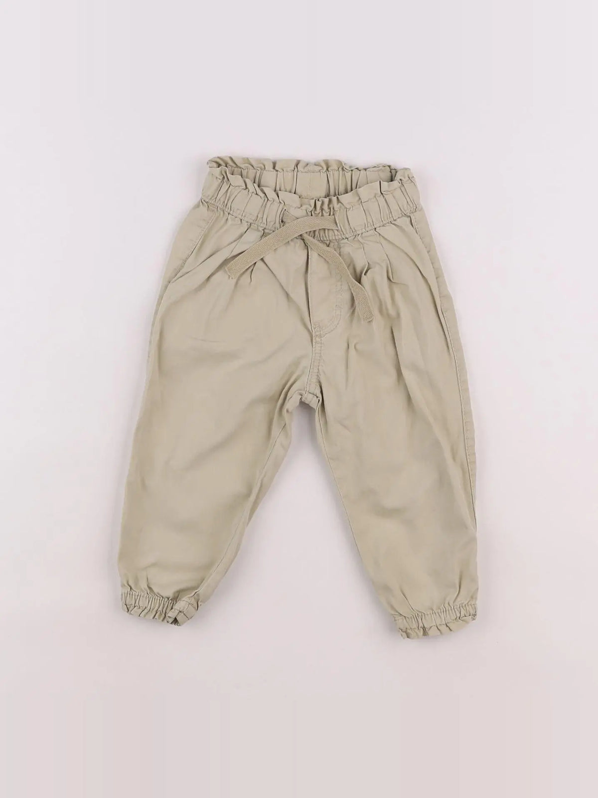 H&M - pantalon beige - 9/12 mois