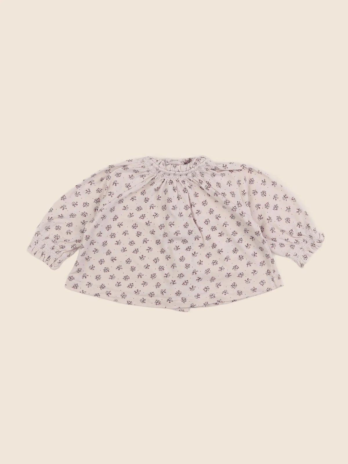 Vertbaudet - blouse beige - 3 mois