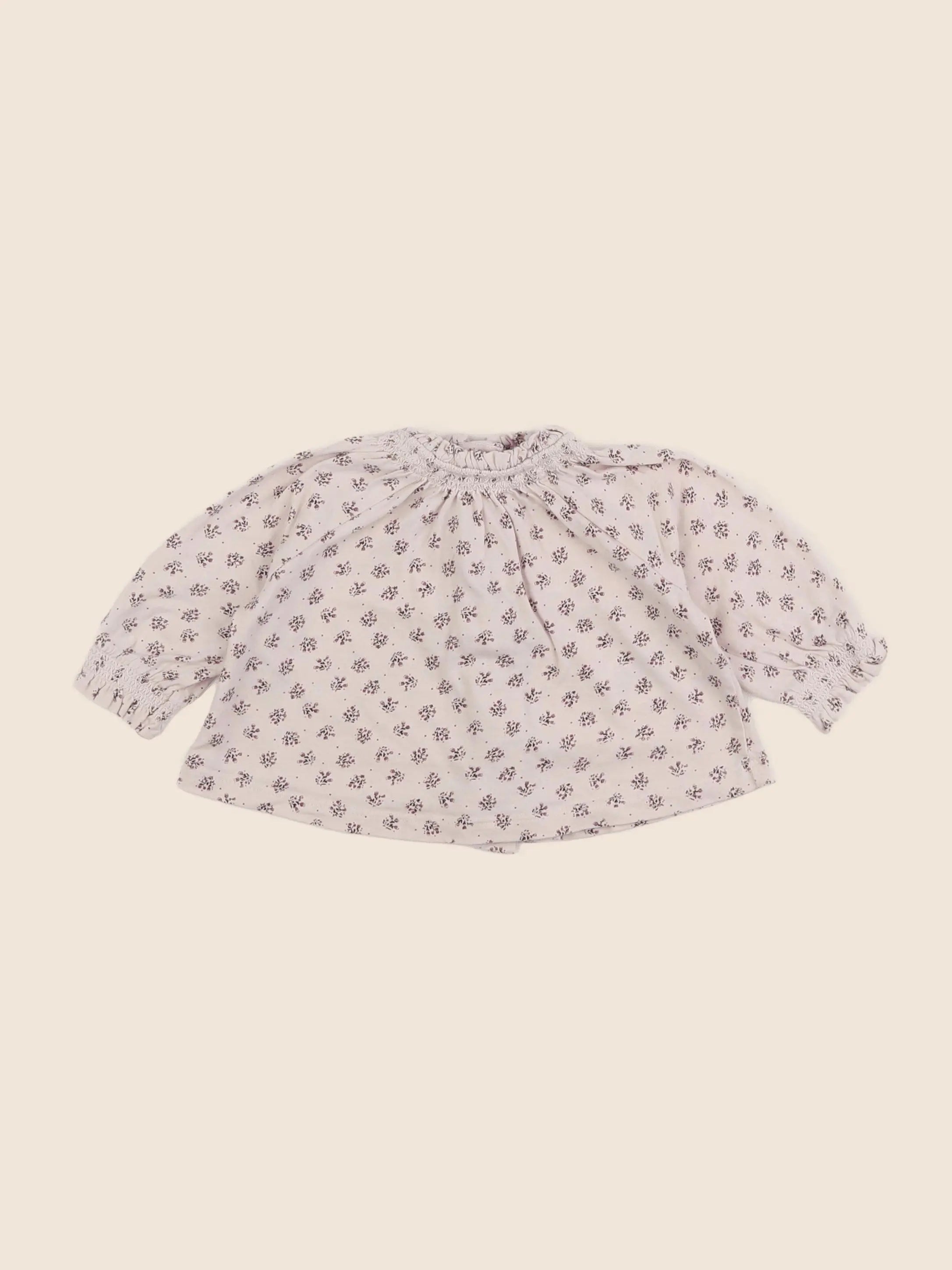 Vertbaudet - blouse beige - 3 mois