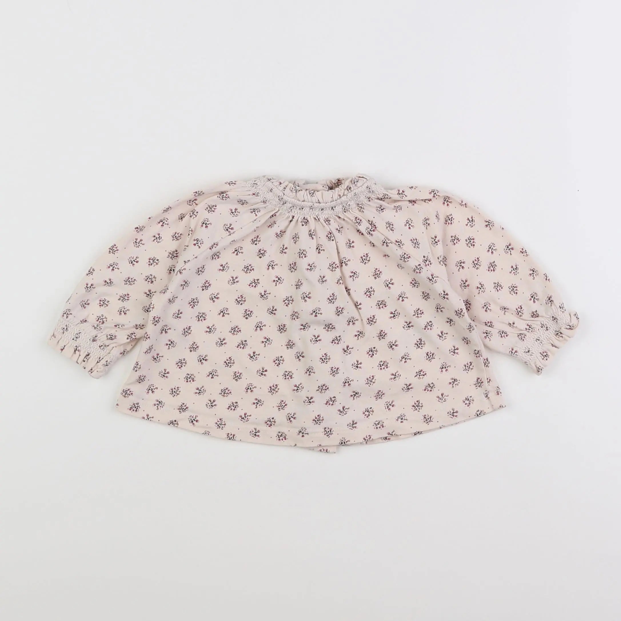 Vertbaudet - blouse beige - 3 mois