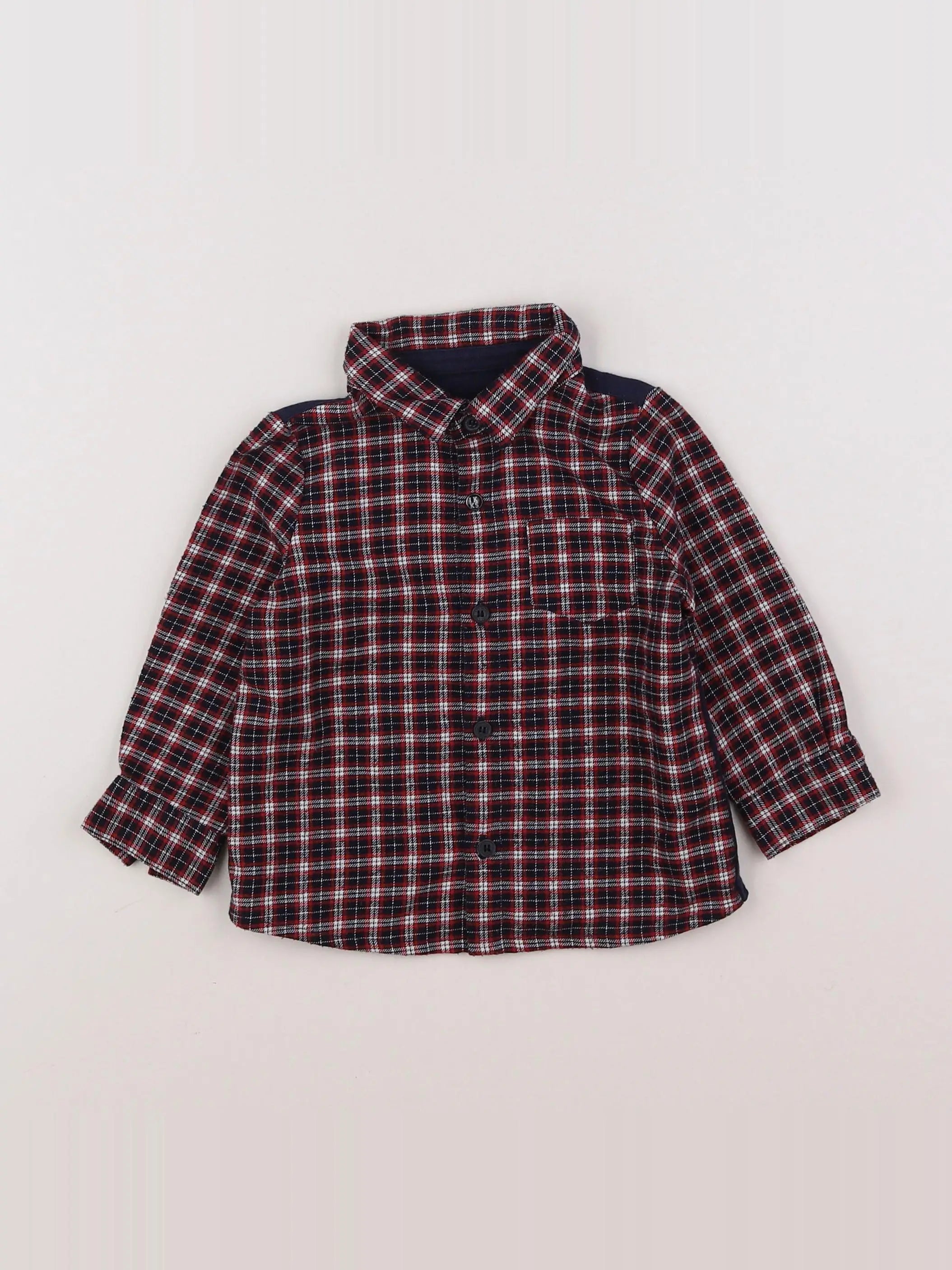 IKKS - chemise rouge - 12 mois