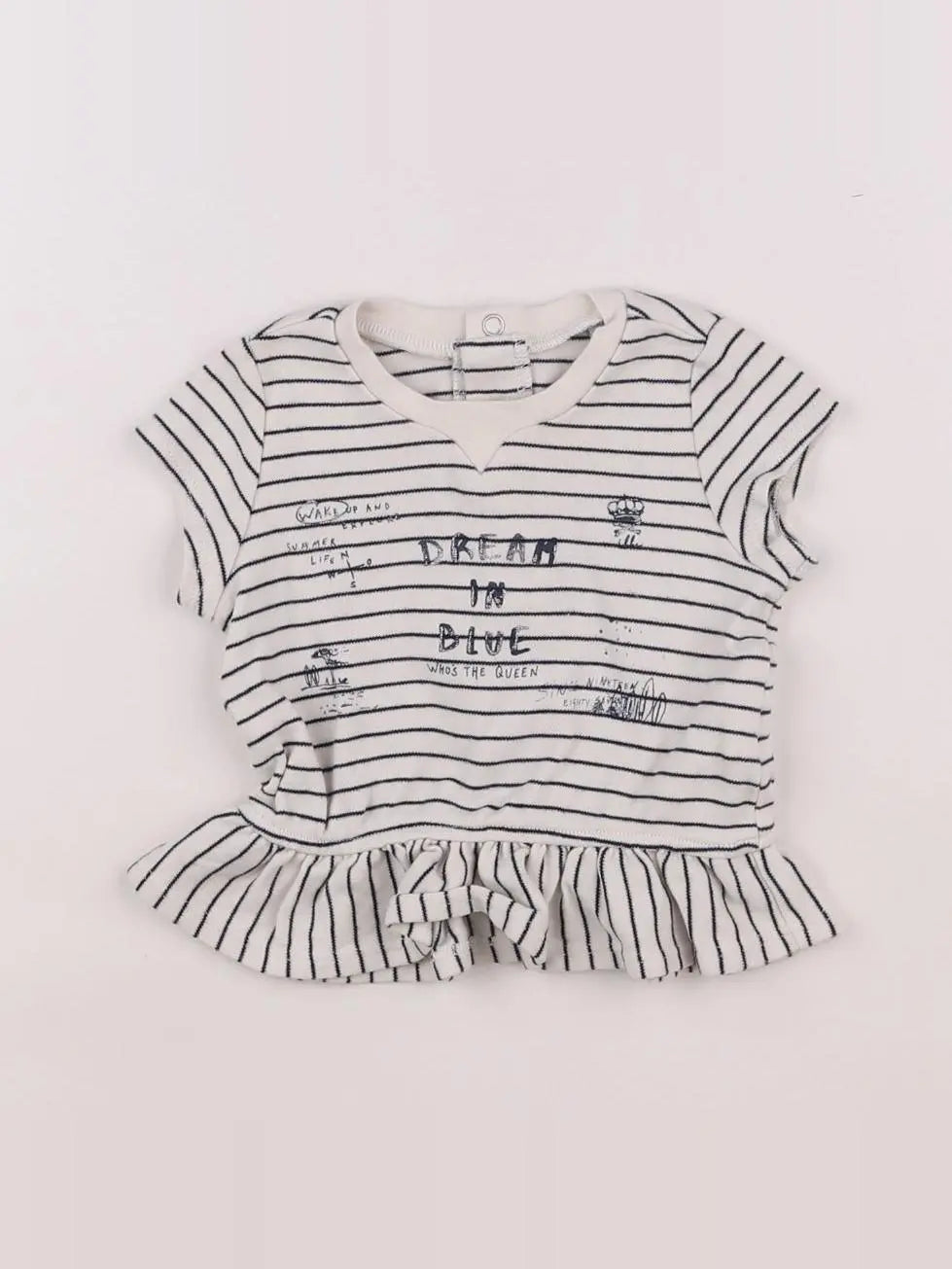 IKKS - tee-shirt blanc - 6 mois