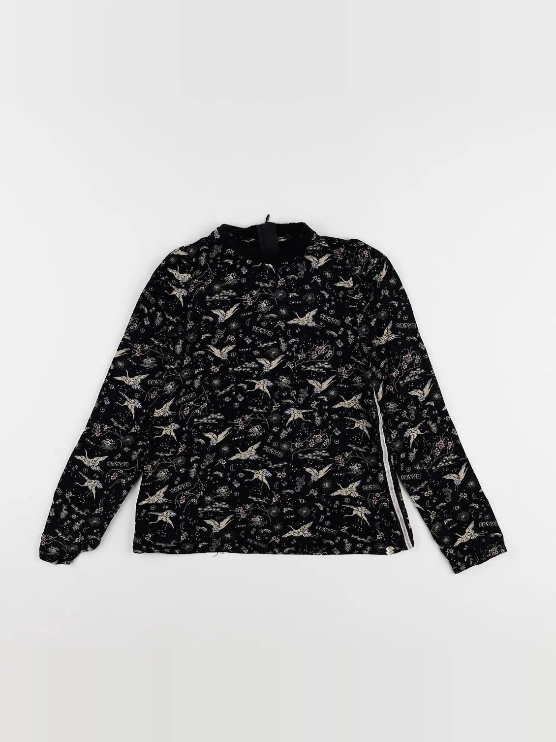 IKKS - blouse noir - 8 ans