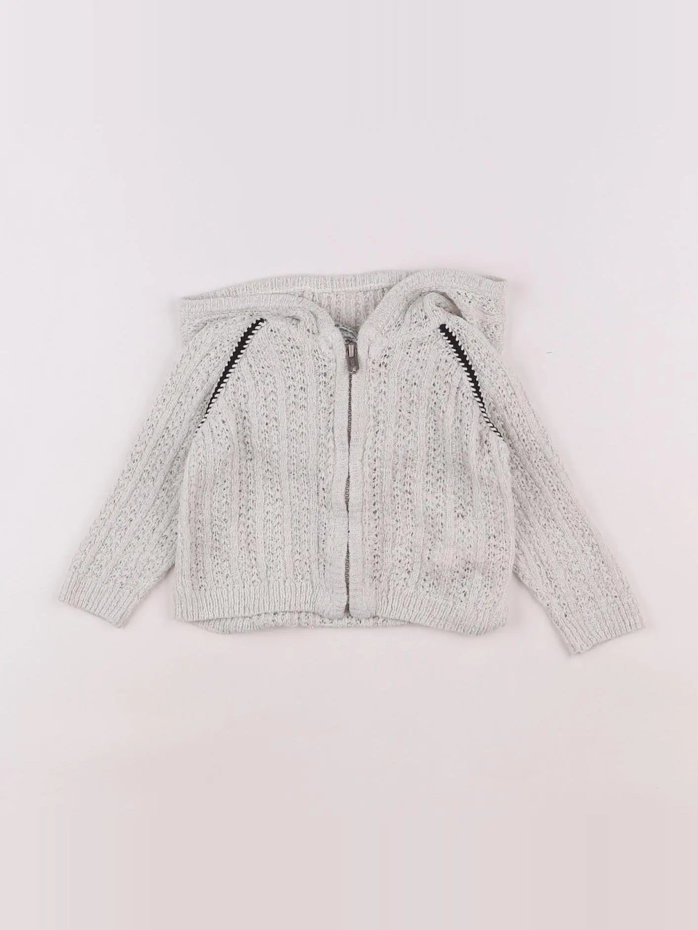 IKKS - gilet blanc - 6 mois