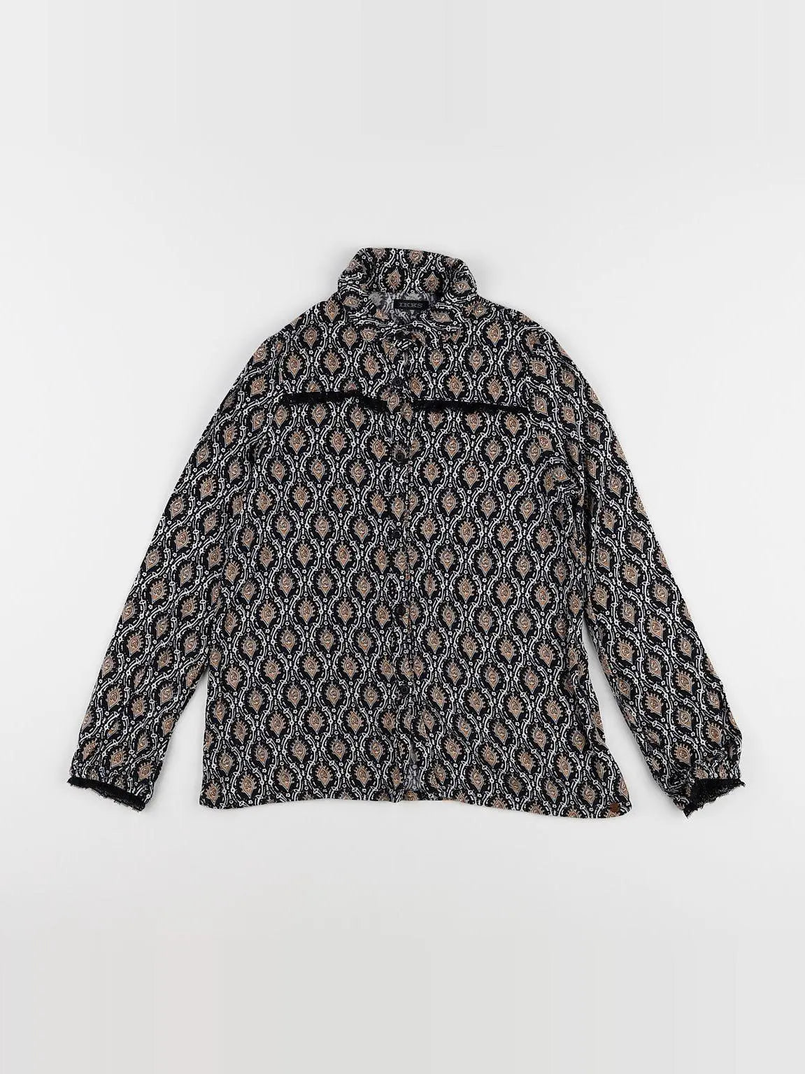IKKS - blouse noir - 8 ans