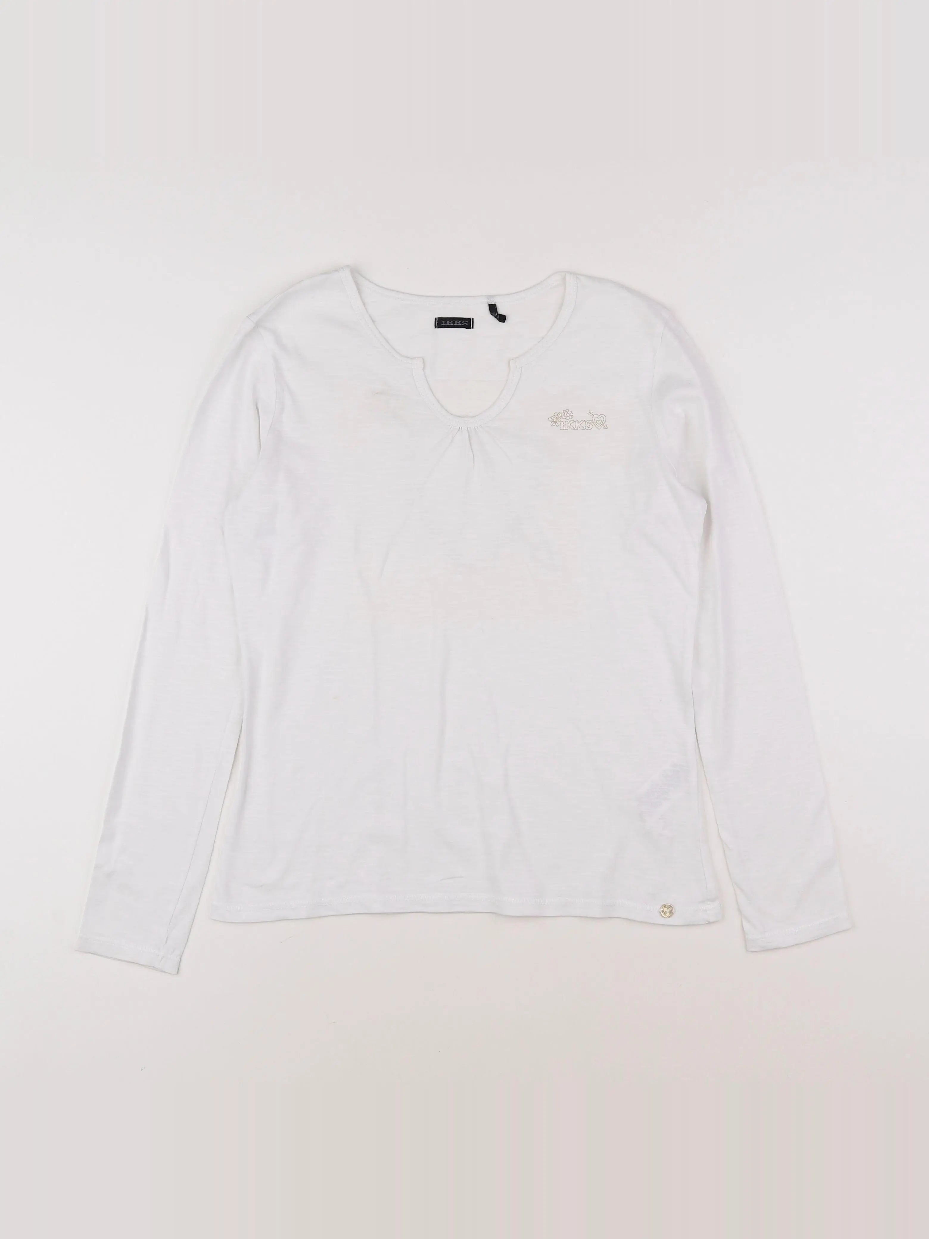 IKKS - tee-shirt blanc - 12 ans