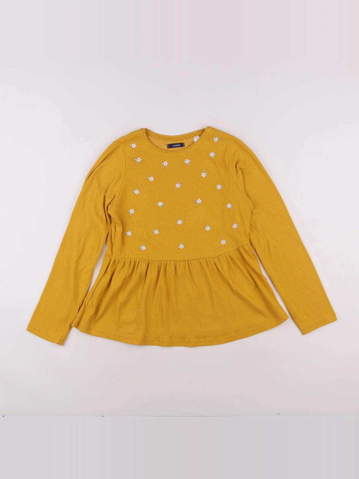 Okaidi - blouse jaune - 10 ans