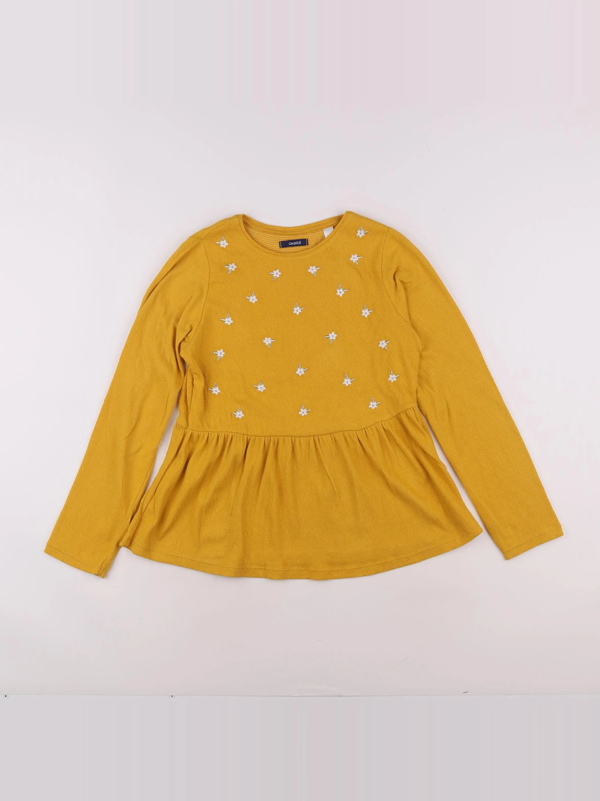 Okaidi - blouse jaune - 10 ans