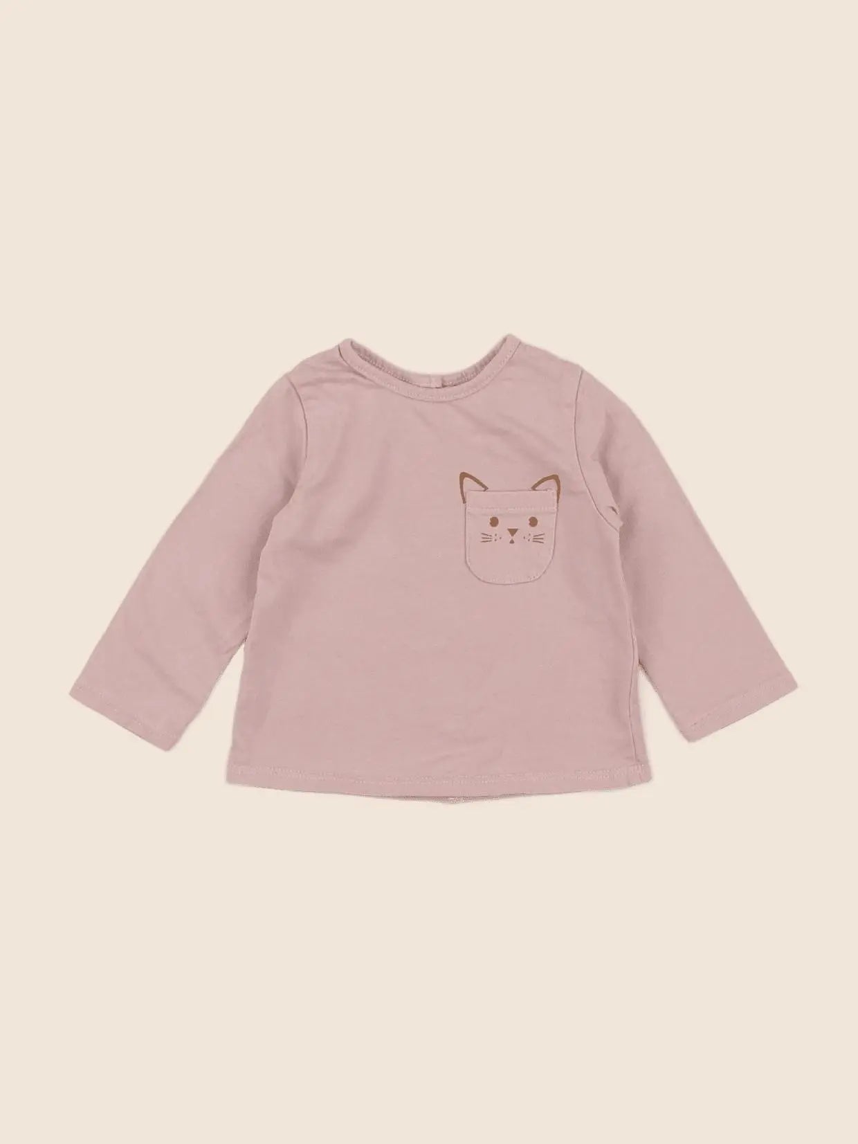 Vertbaudet - tee-shirt rose - 3 mois