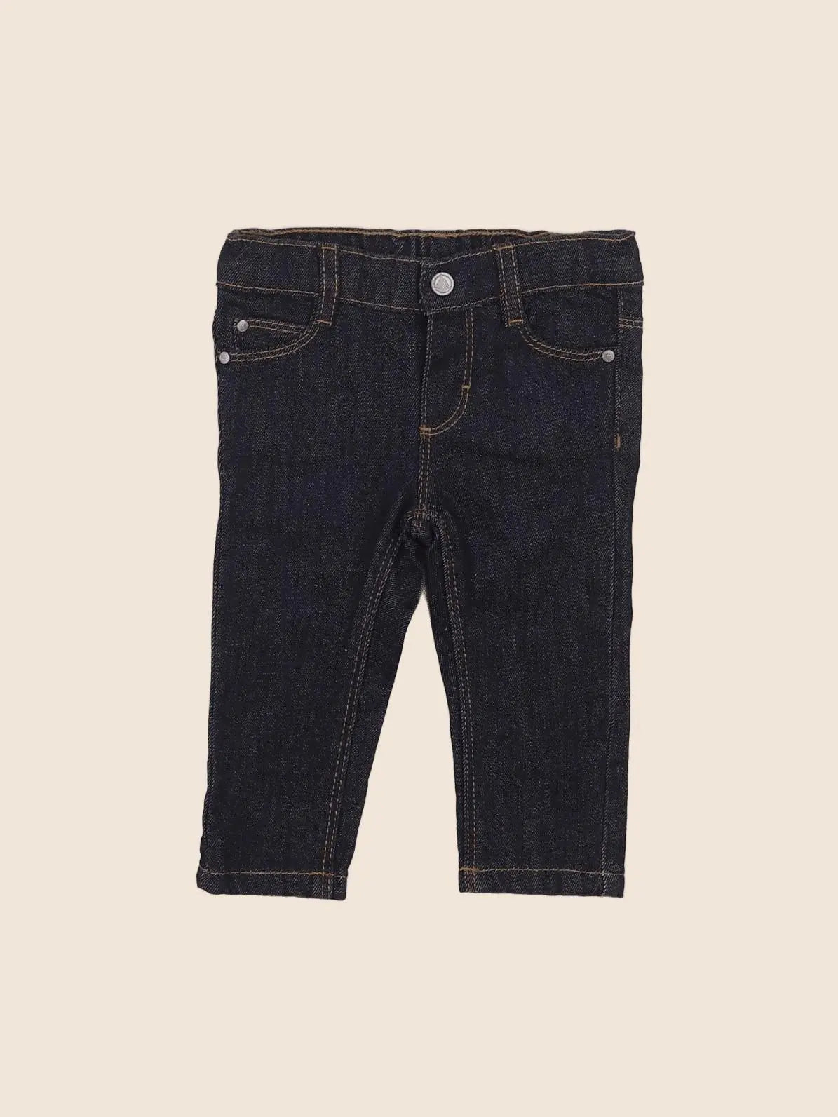 Petit Bateau - jean bleu - 6 mois