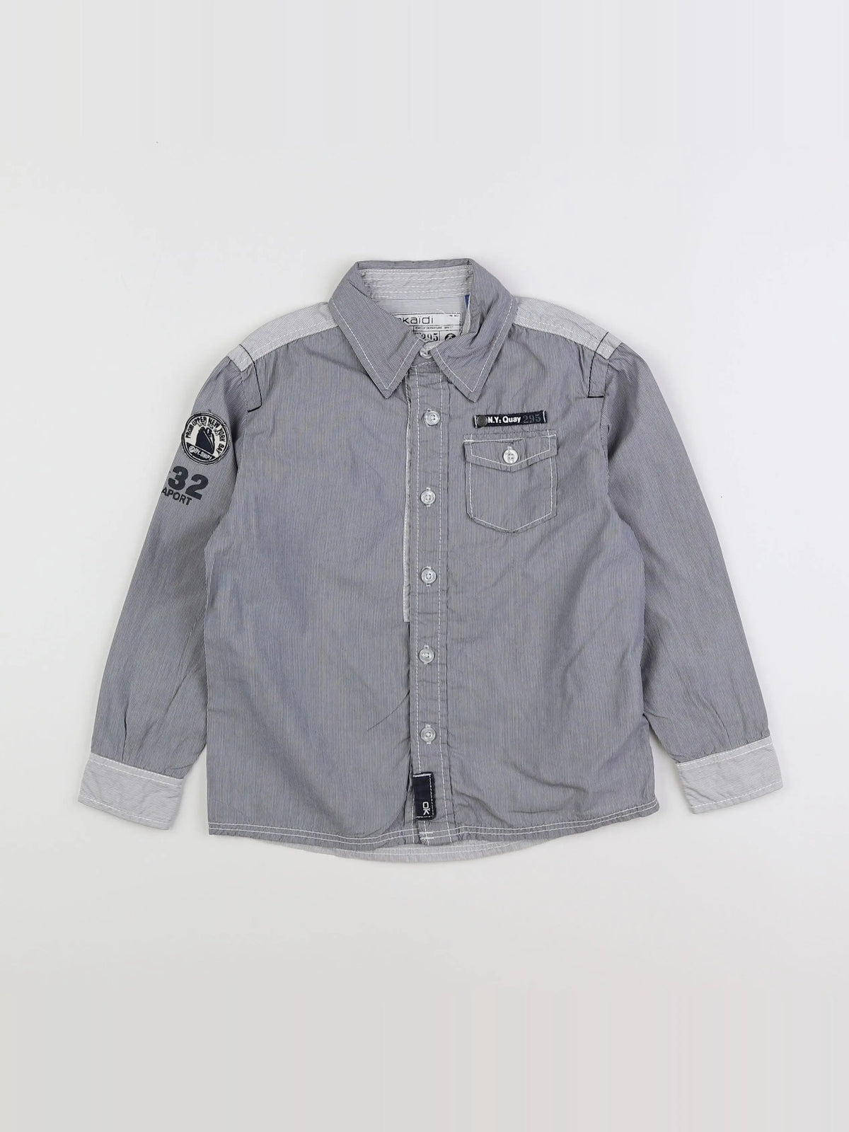 Okaidi - chemise gris - 6 ans