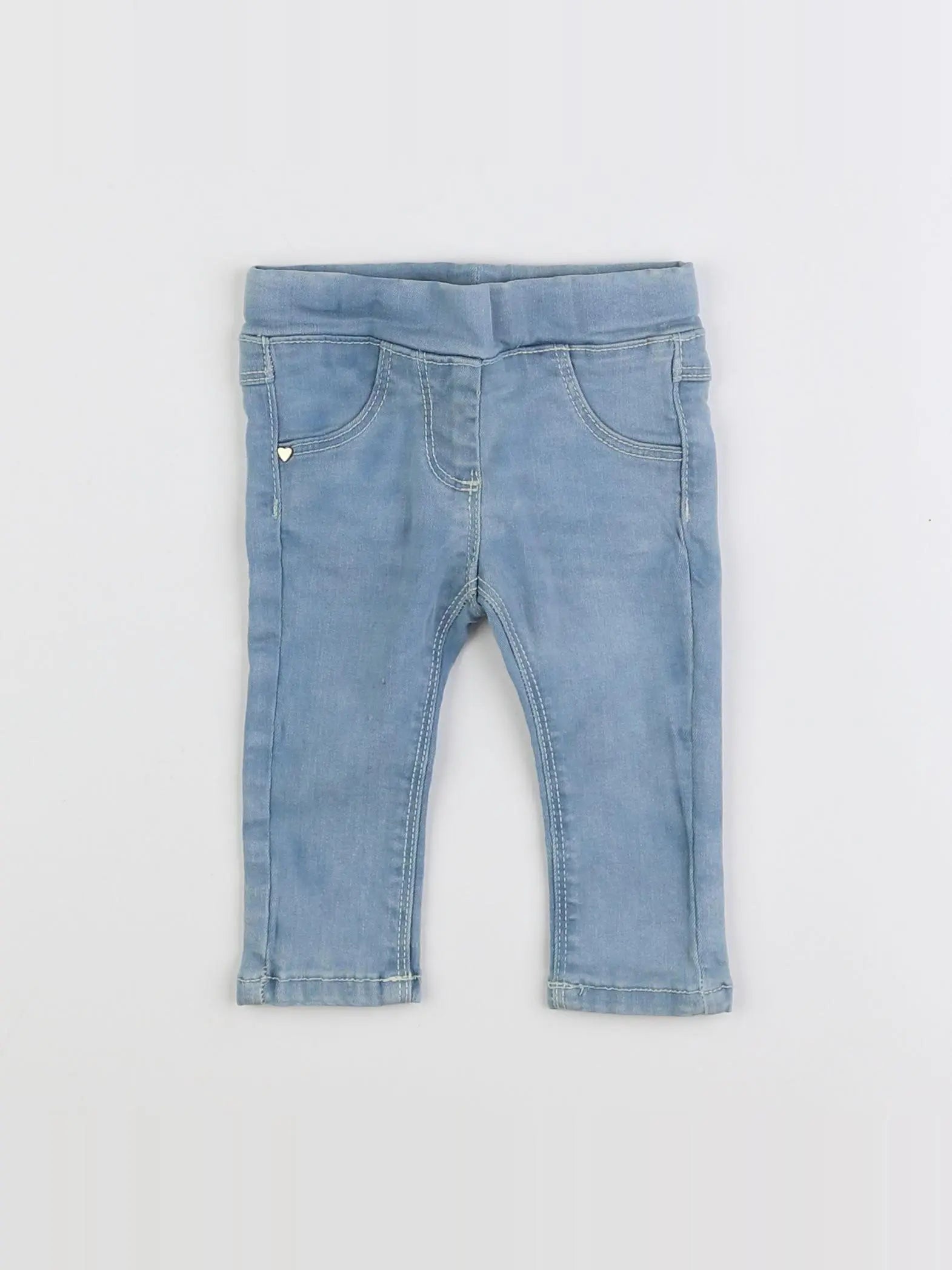 Tape à l'oeil - jegging bleu - 6 mois